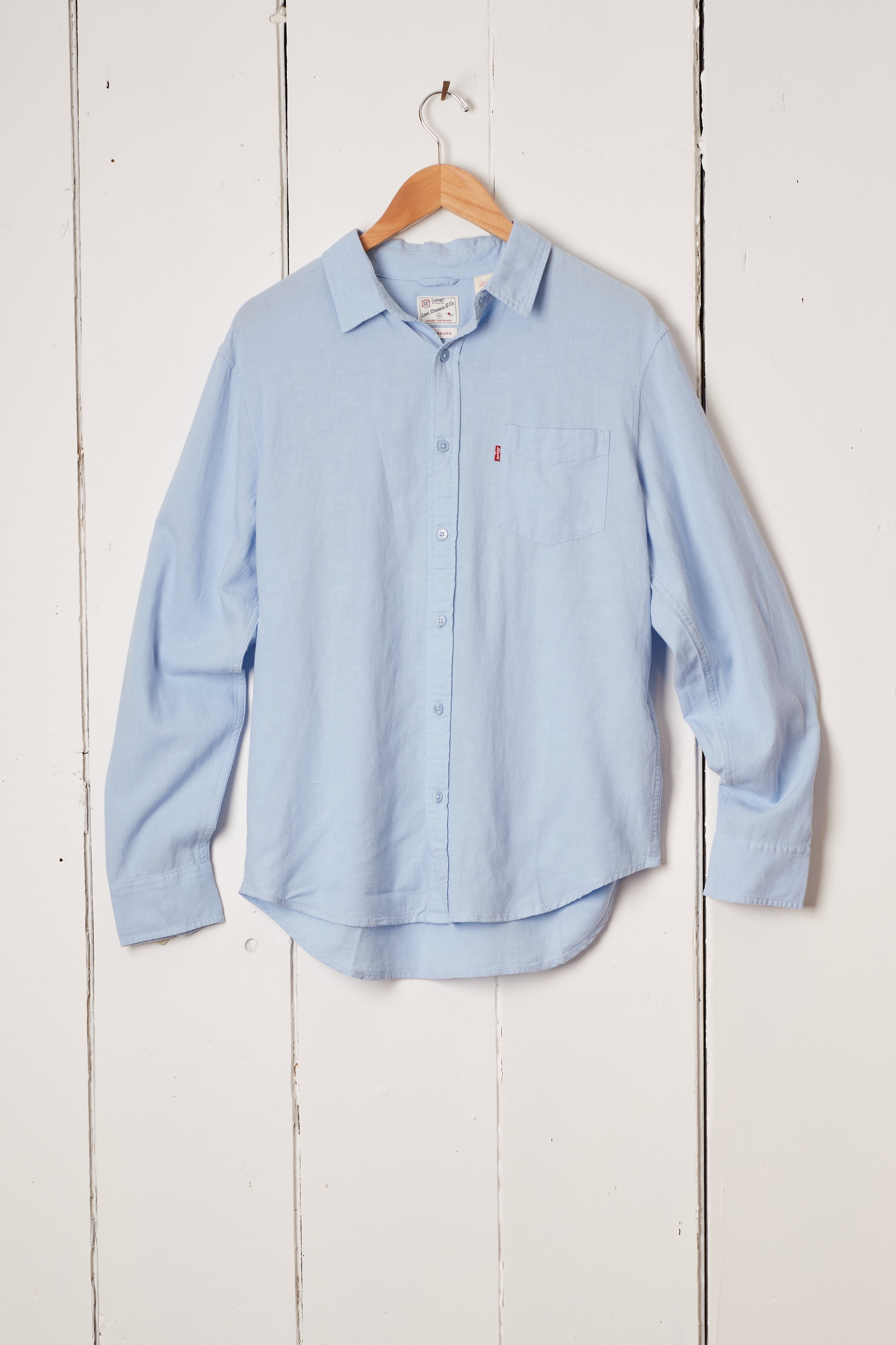 MENS LIGHT BLUE POCKET BUTTON DOWN - LEVIS