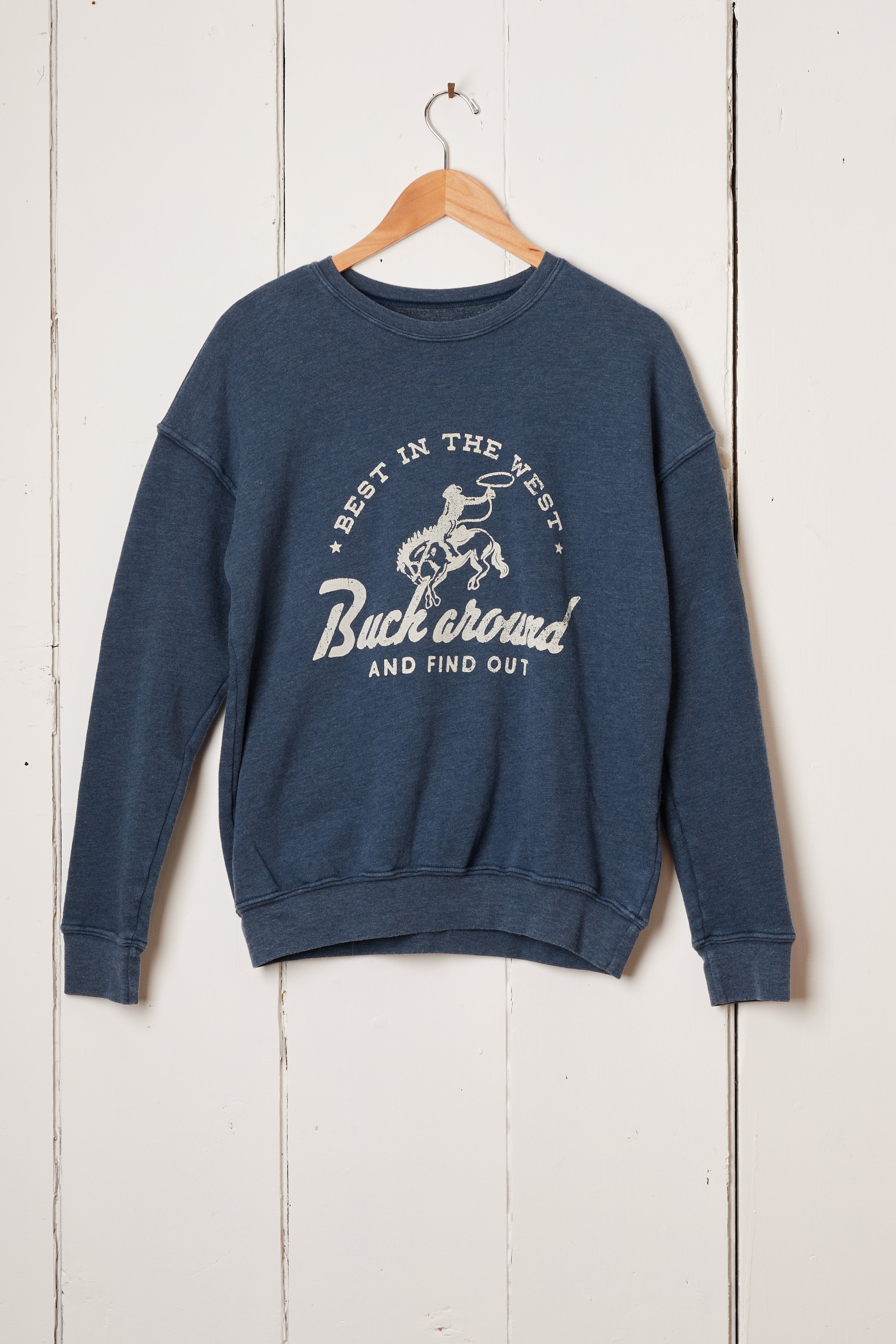 NAVY “BEST IN THE WEST” SWEATSHIRT