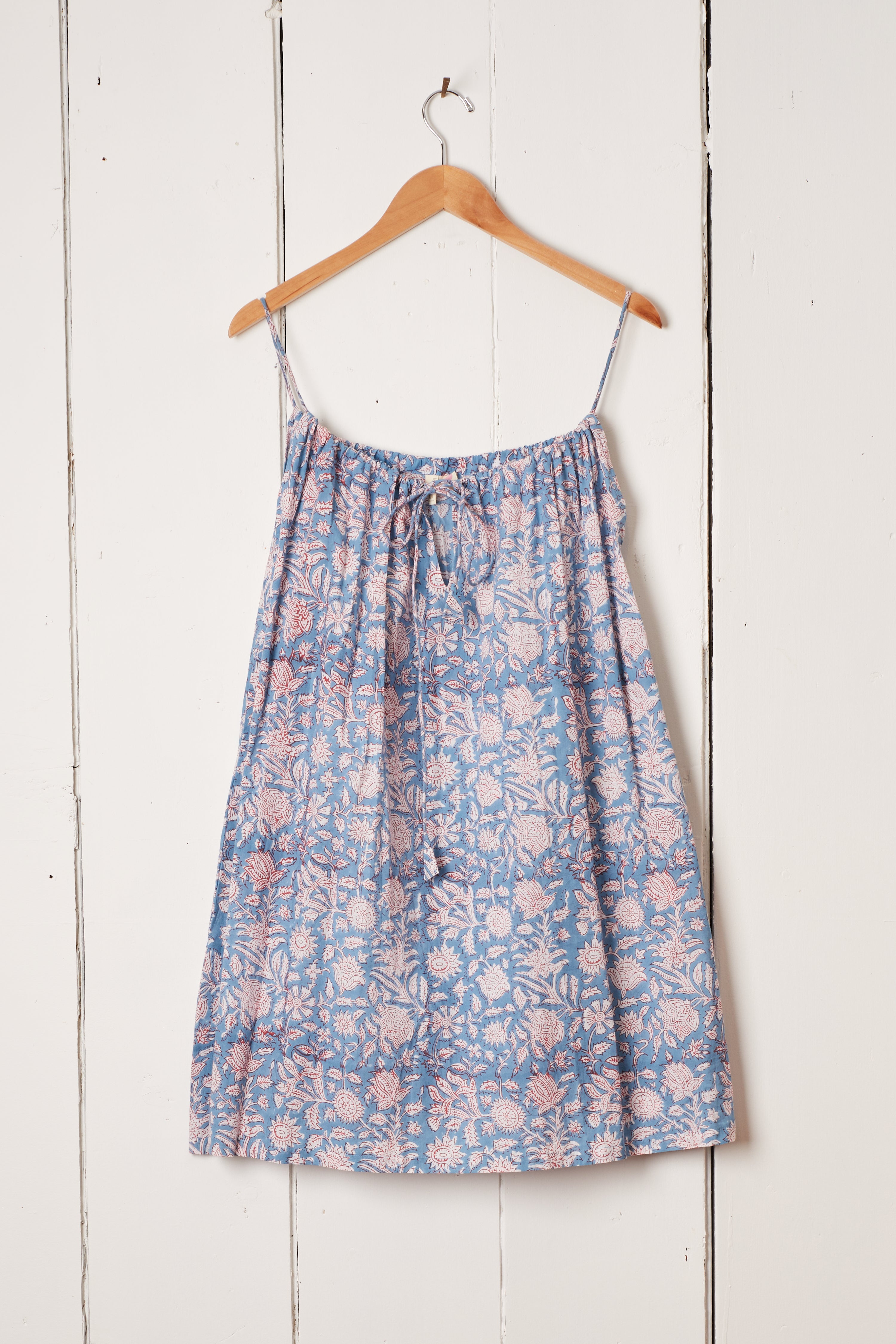 BLUE AND PINK FLORAL WAIKIKI DRESSES