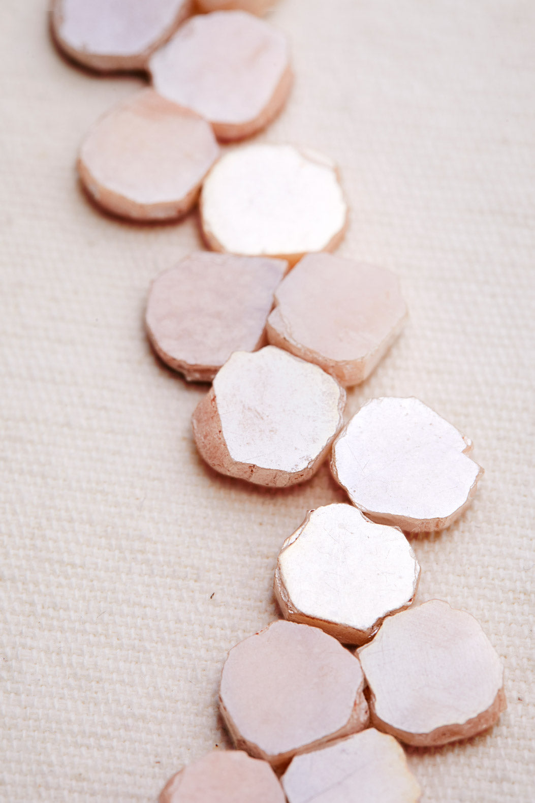 ULTRA LONG PINK MOONSTONE MERMAID NECKLACE