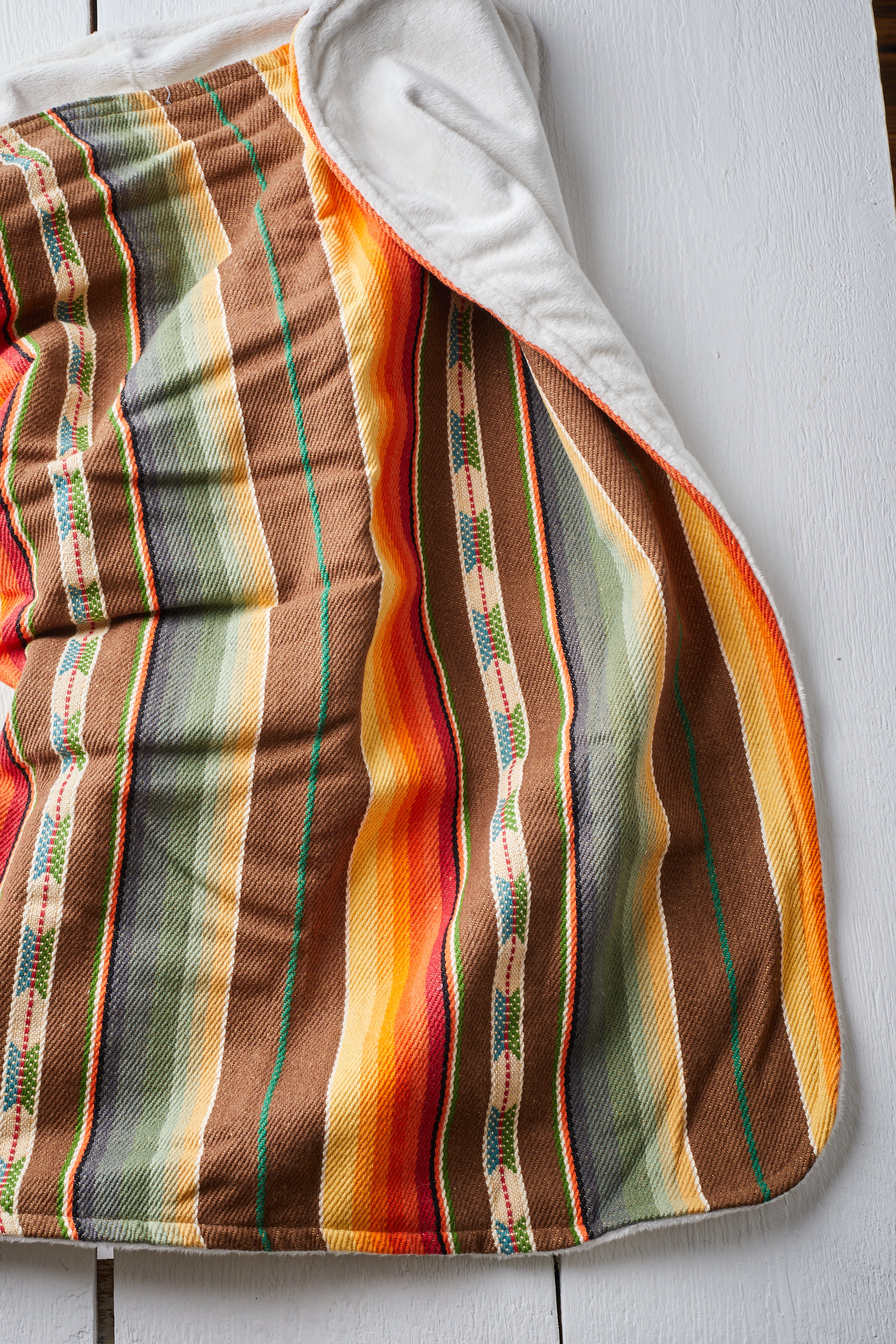 RUST SERAPE BABY BLANKET