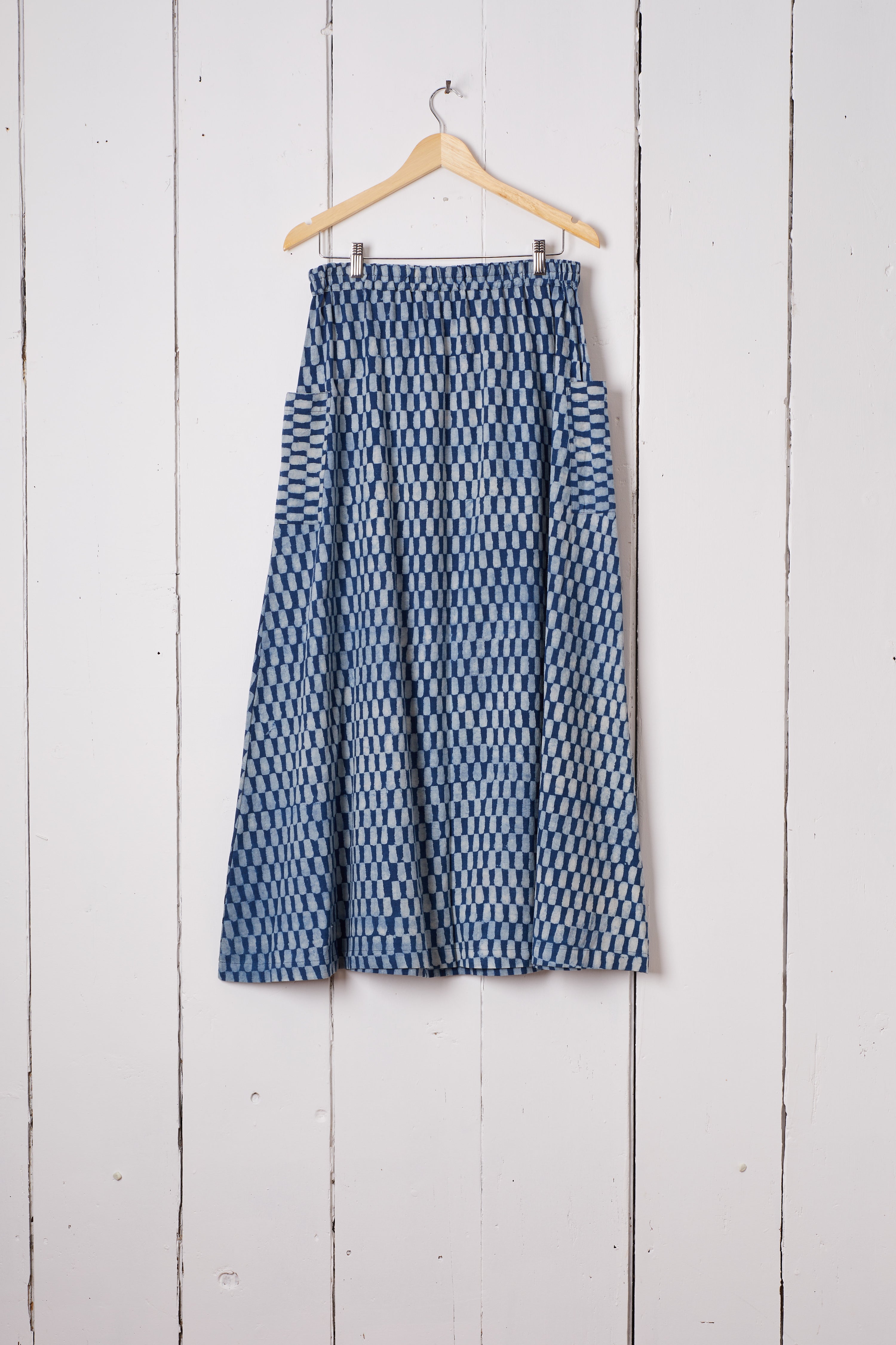 INDIGO RECTANGLE SKIRT
