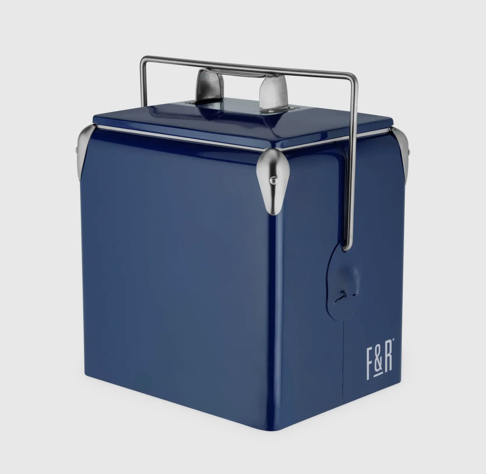 VINTAGE STYLE BLUE METAL COOLER