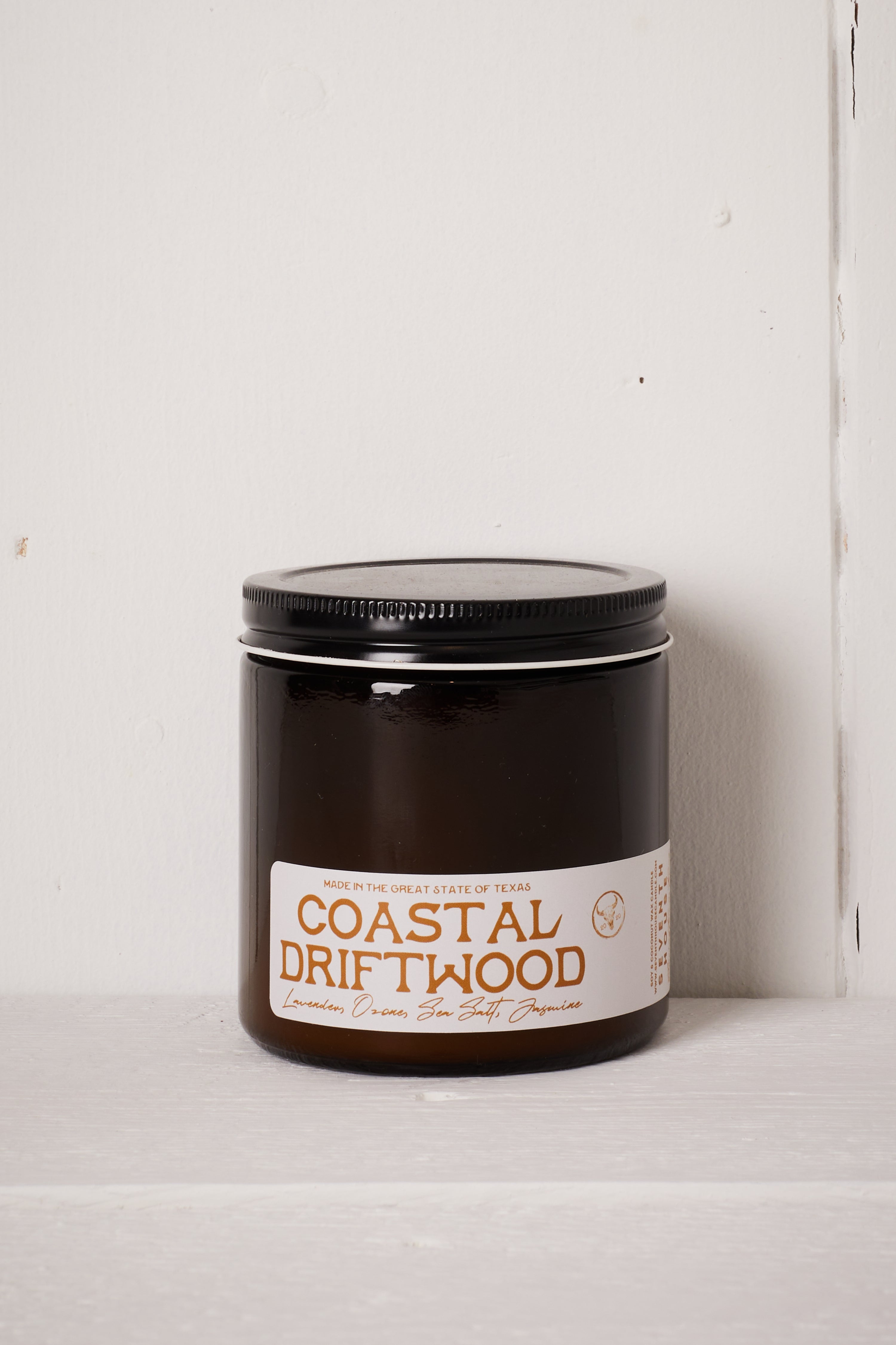 COASTAL DRIFTWOOD CANDLE - LAVENDER, OCEAN SEA SALT & JASMINE