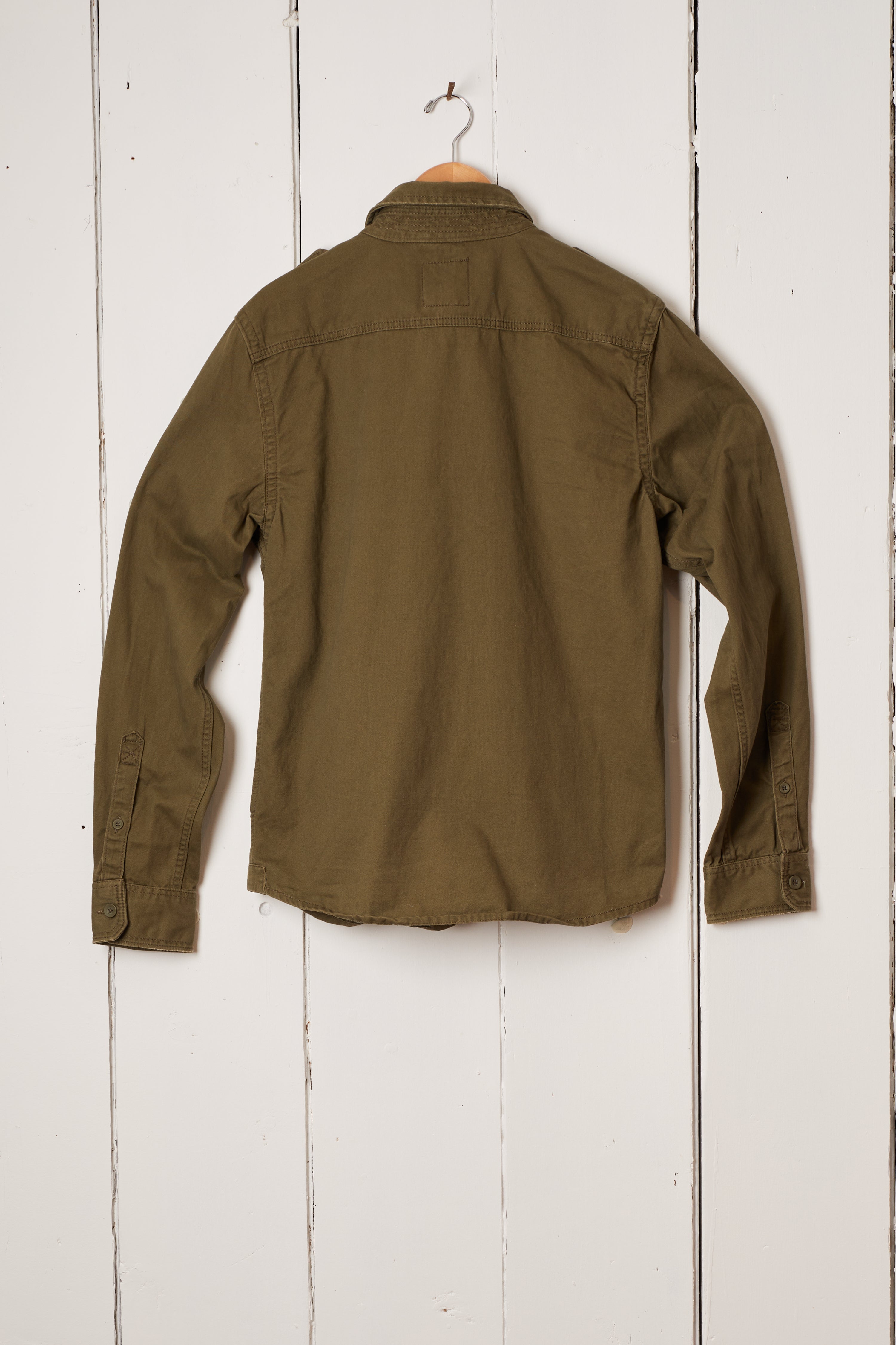 MENS OLIVE WORK SHIRT