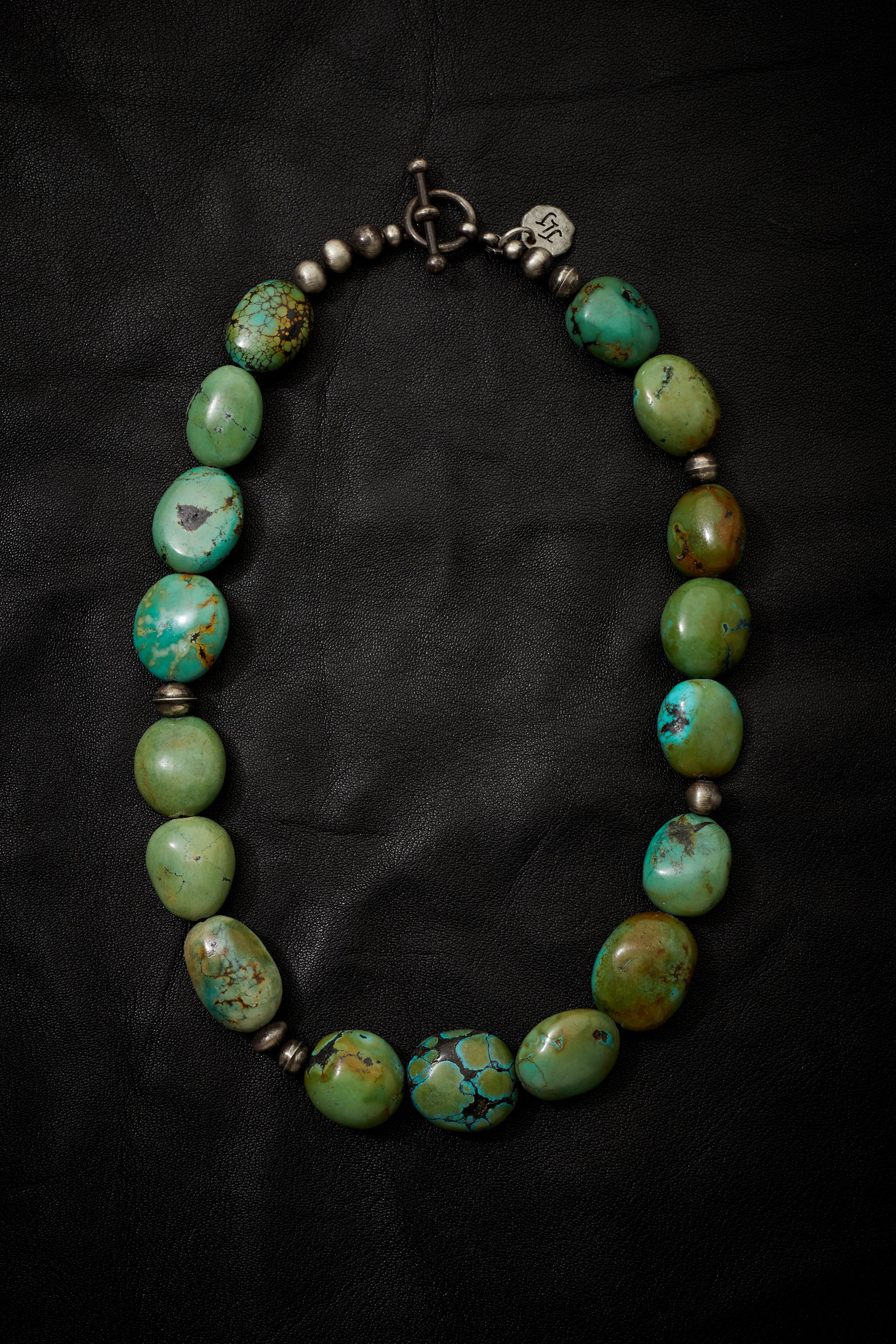 GREEN BLUE TURQUOISE NECKLACE