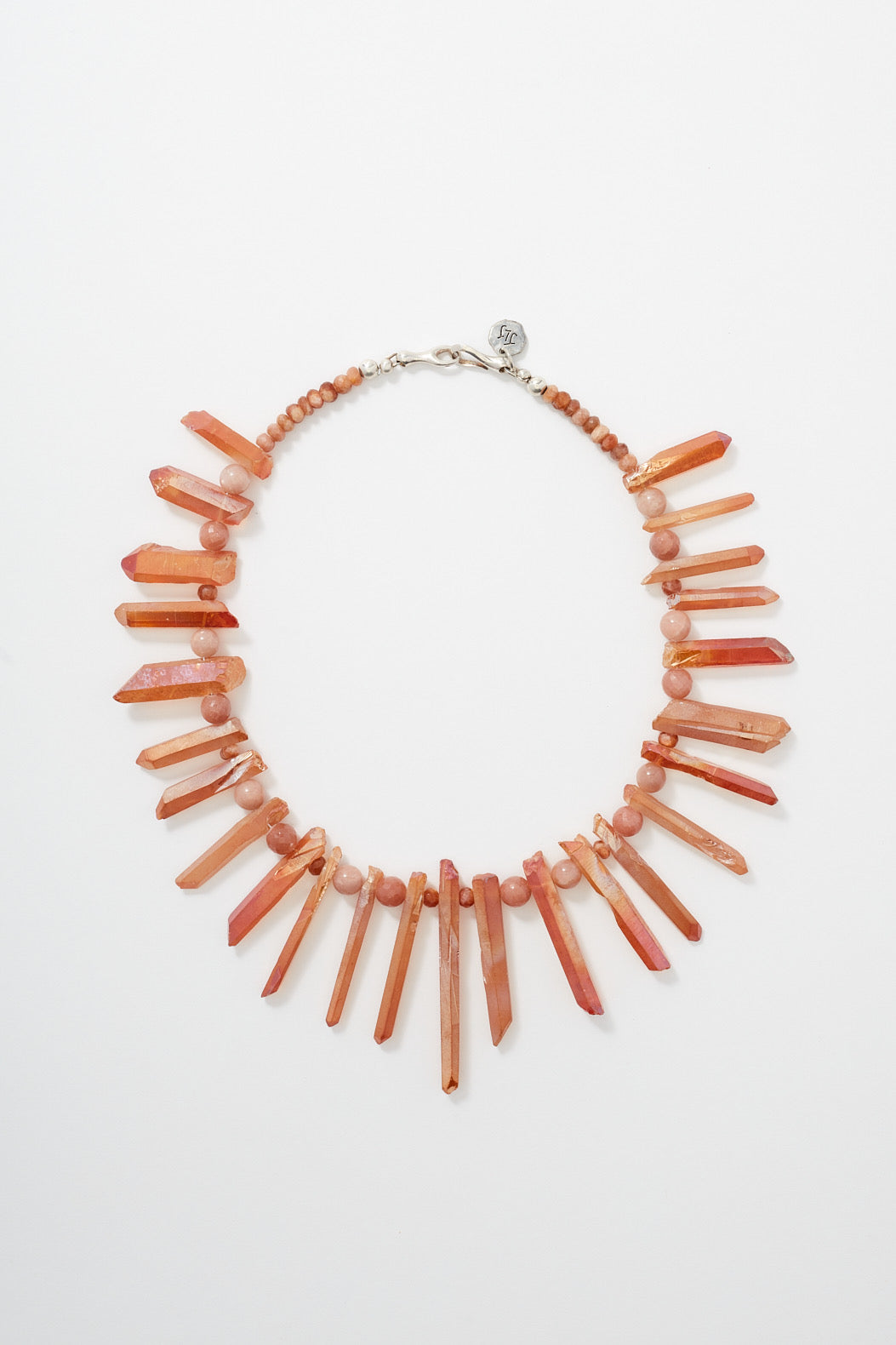RADIANT SUN AND MOONSTONE NECKLACE