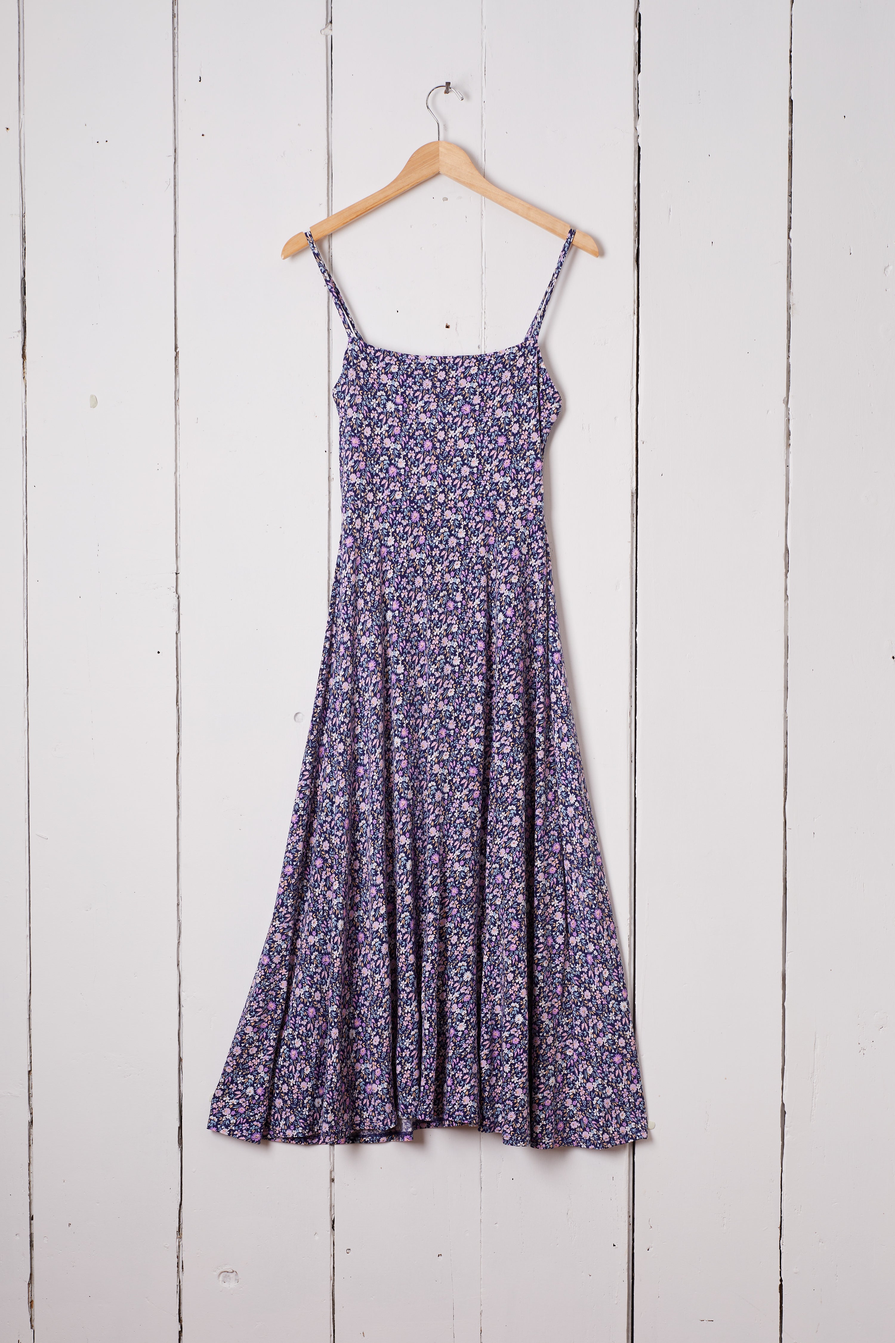 BLUE FLORAL SUMMER DRESS