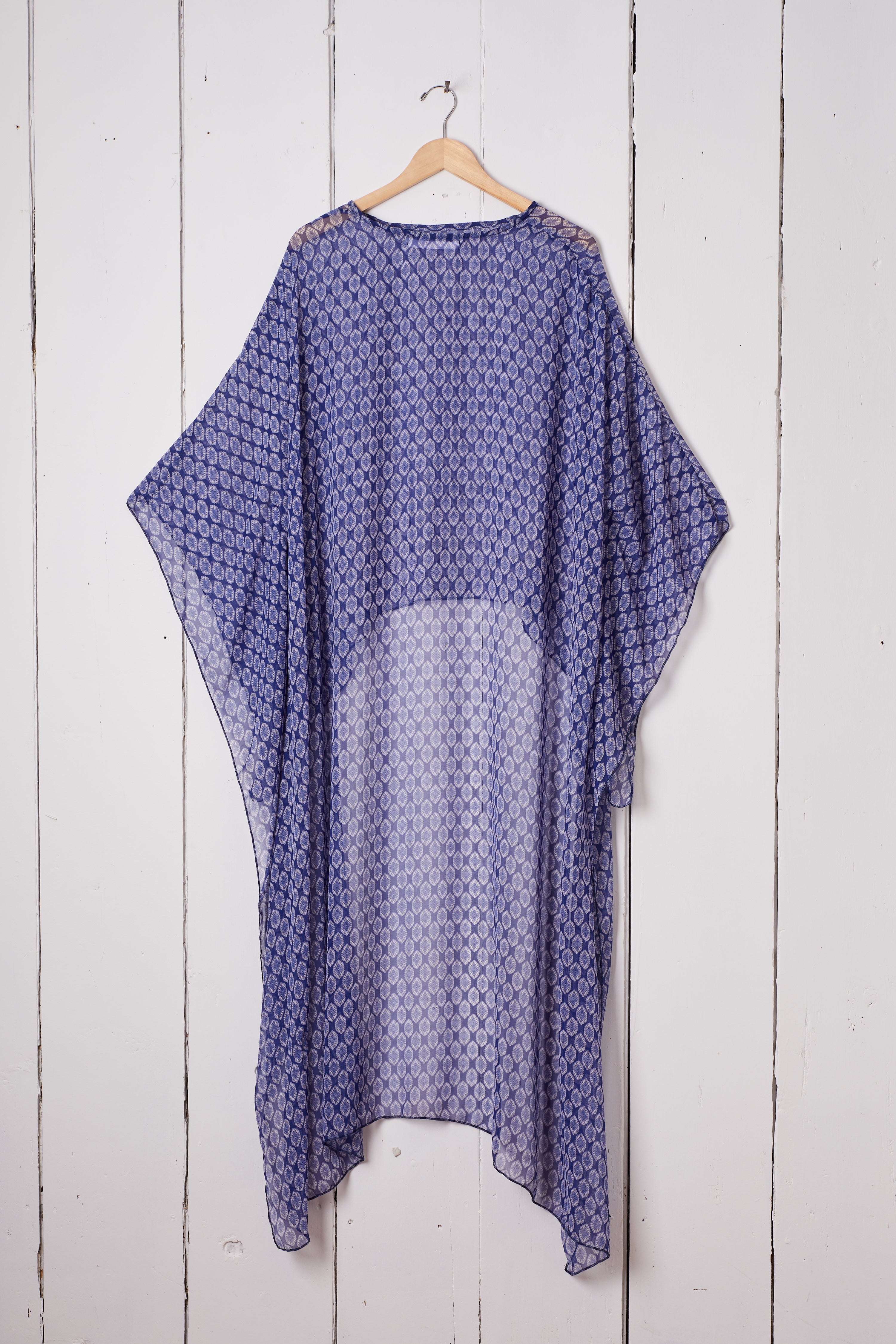 BLUE BAZAAR KIMONO TOP - ONE SIZE