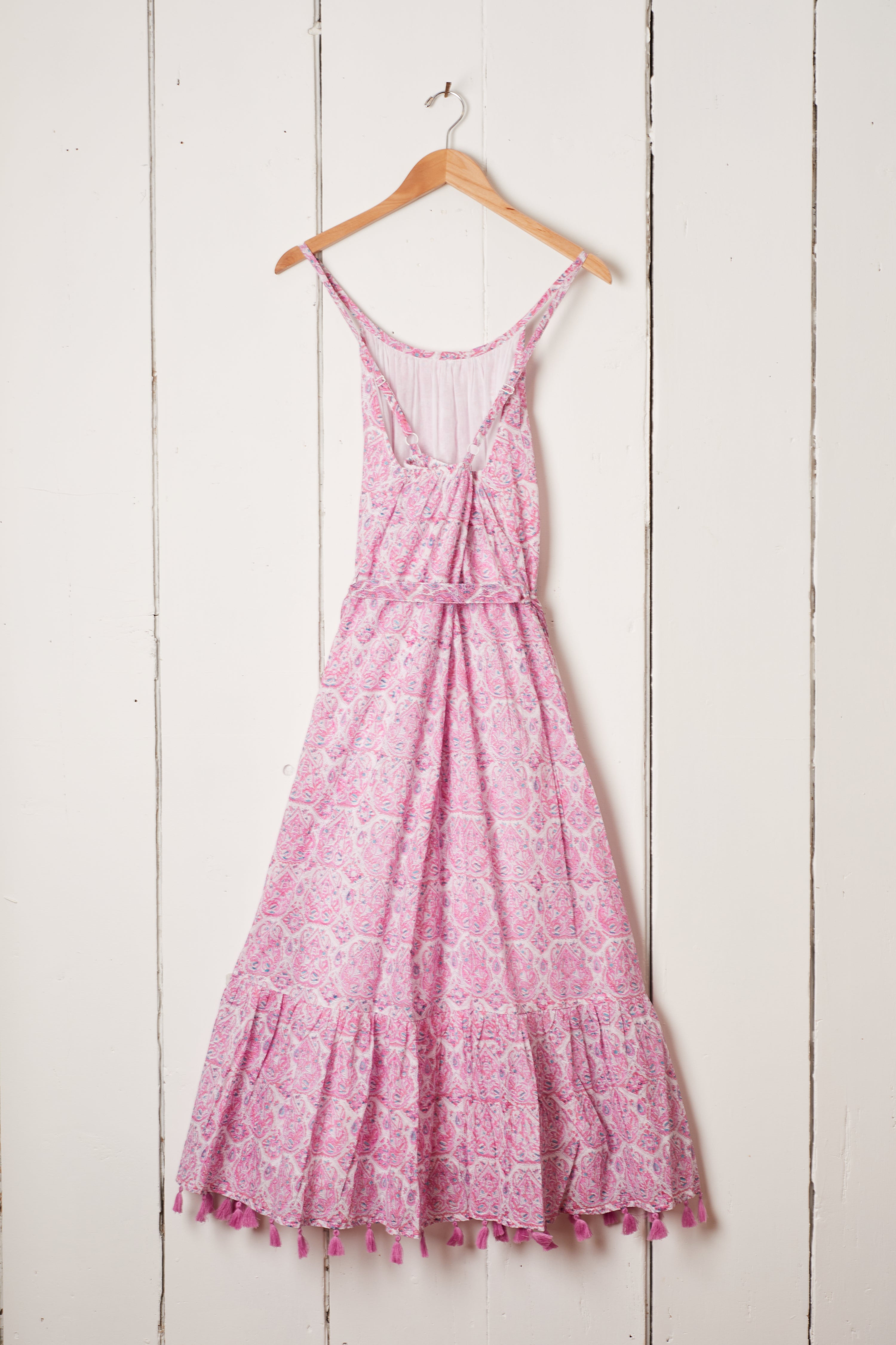 PINK PAISLEY SUNDRESS