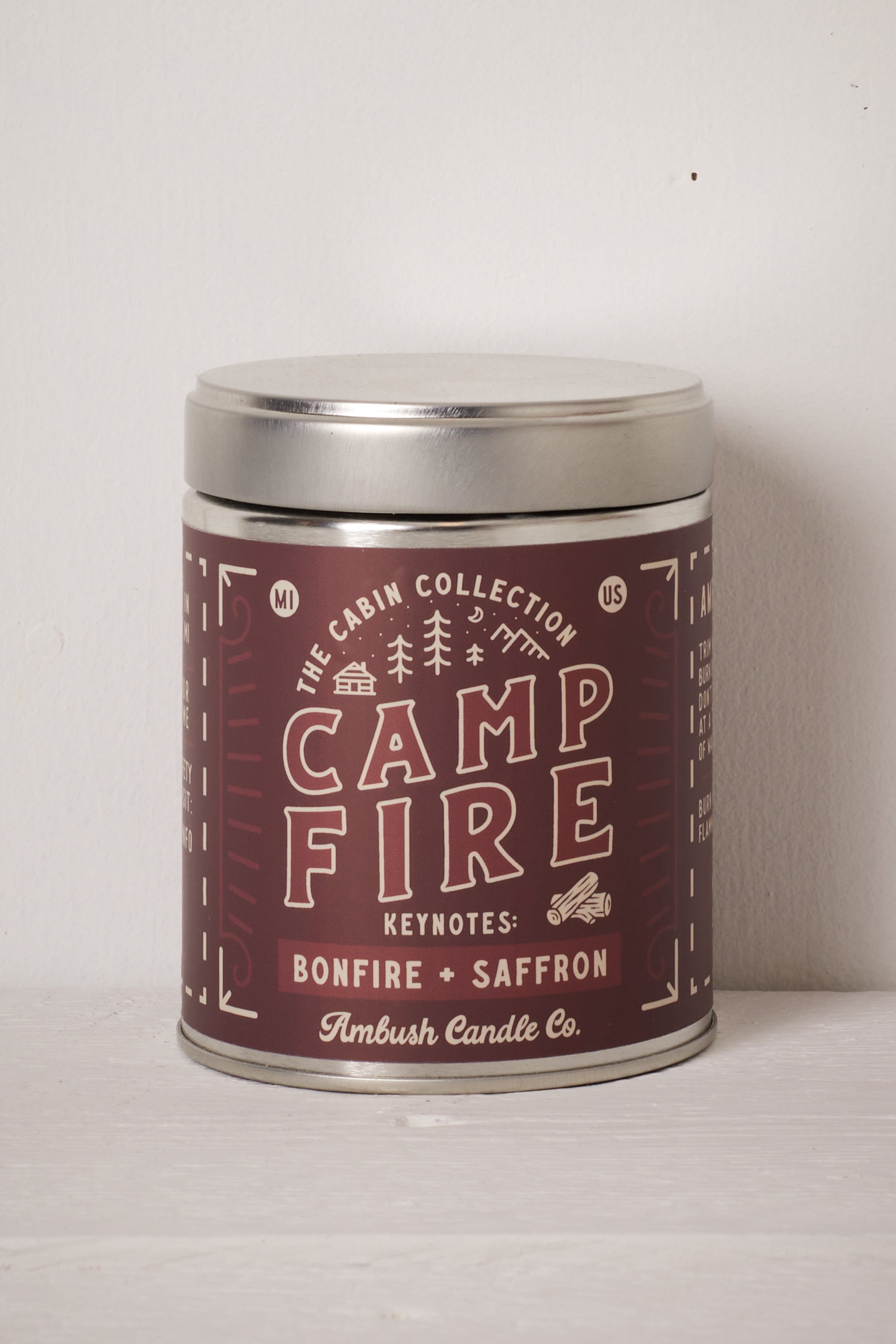 CAMPFIRE - BONFIRE AND SAFFRON SOY CANDLE (14 OZ)