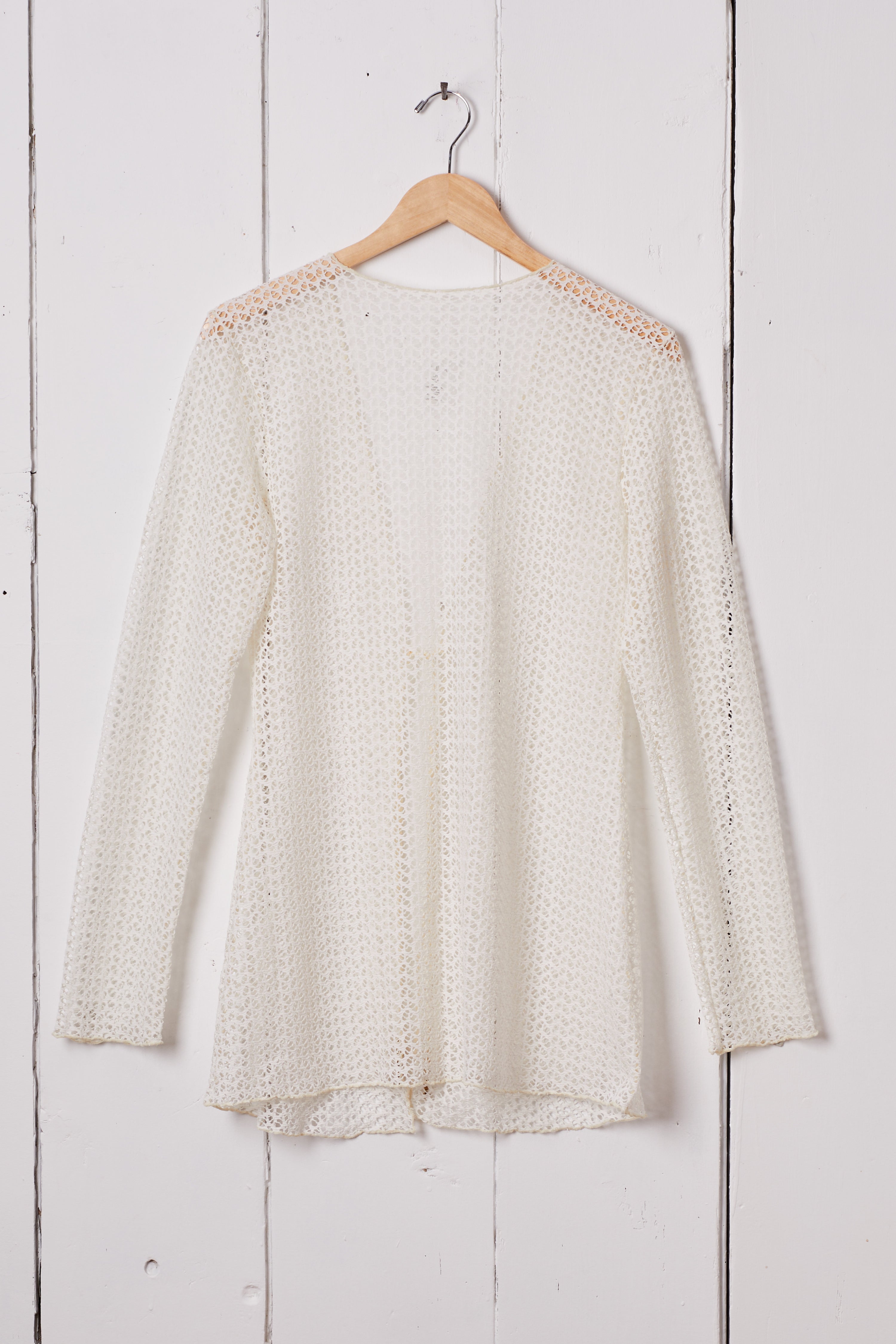 CREAM ZIG ZAG COVER UP TUNIC