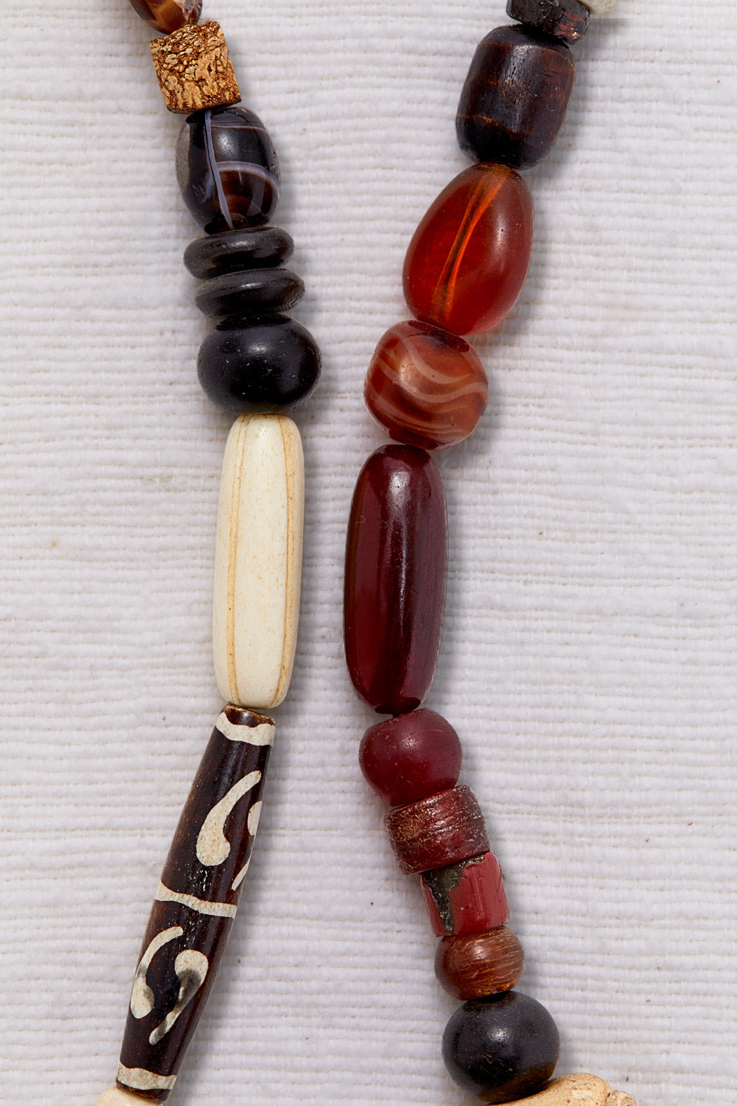 CAMPFIRE WHITE EXOTIC JOURNEY NECKLACE