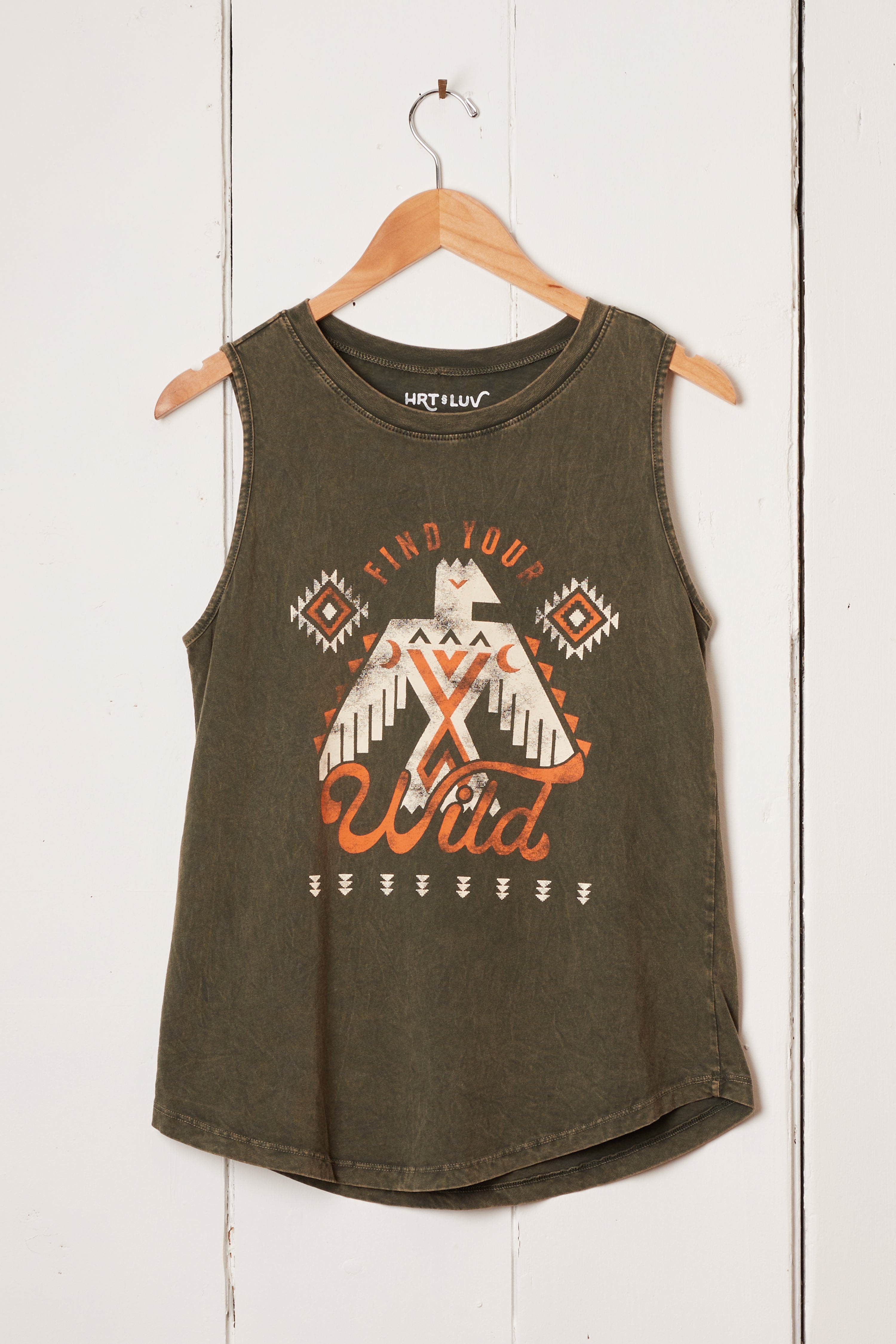 OLIVE THUNDERBIRD TANK