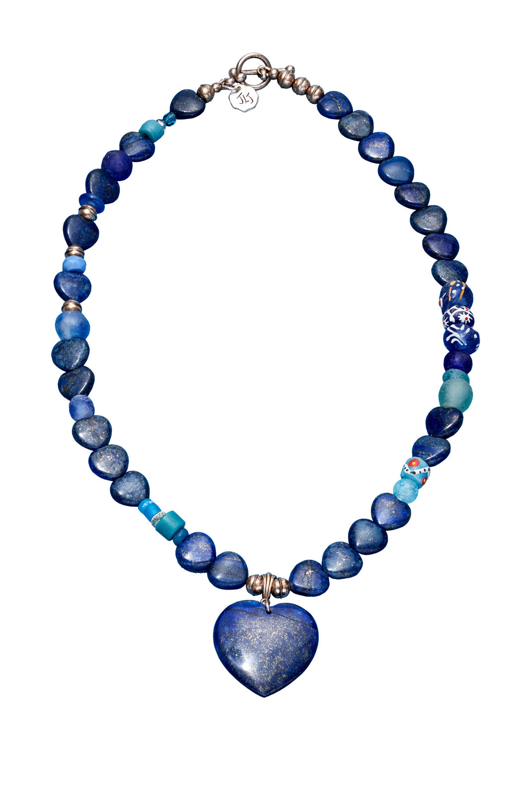 LAPIS HEART AND SOUL NECKLACE