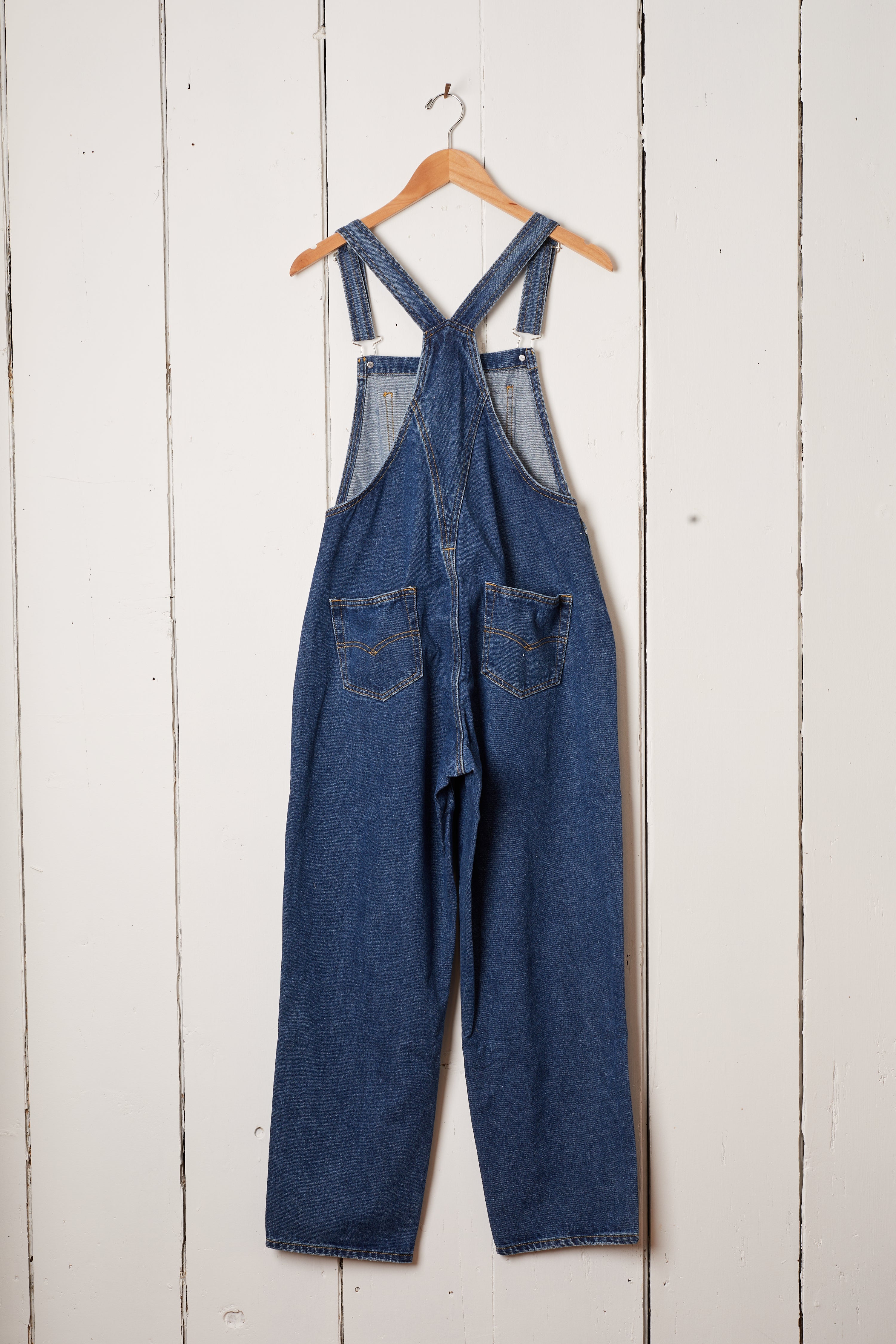 DENIM DARK BLUE OVERALLS