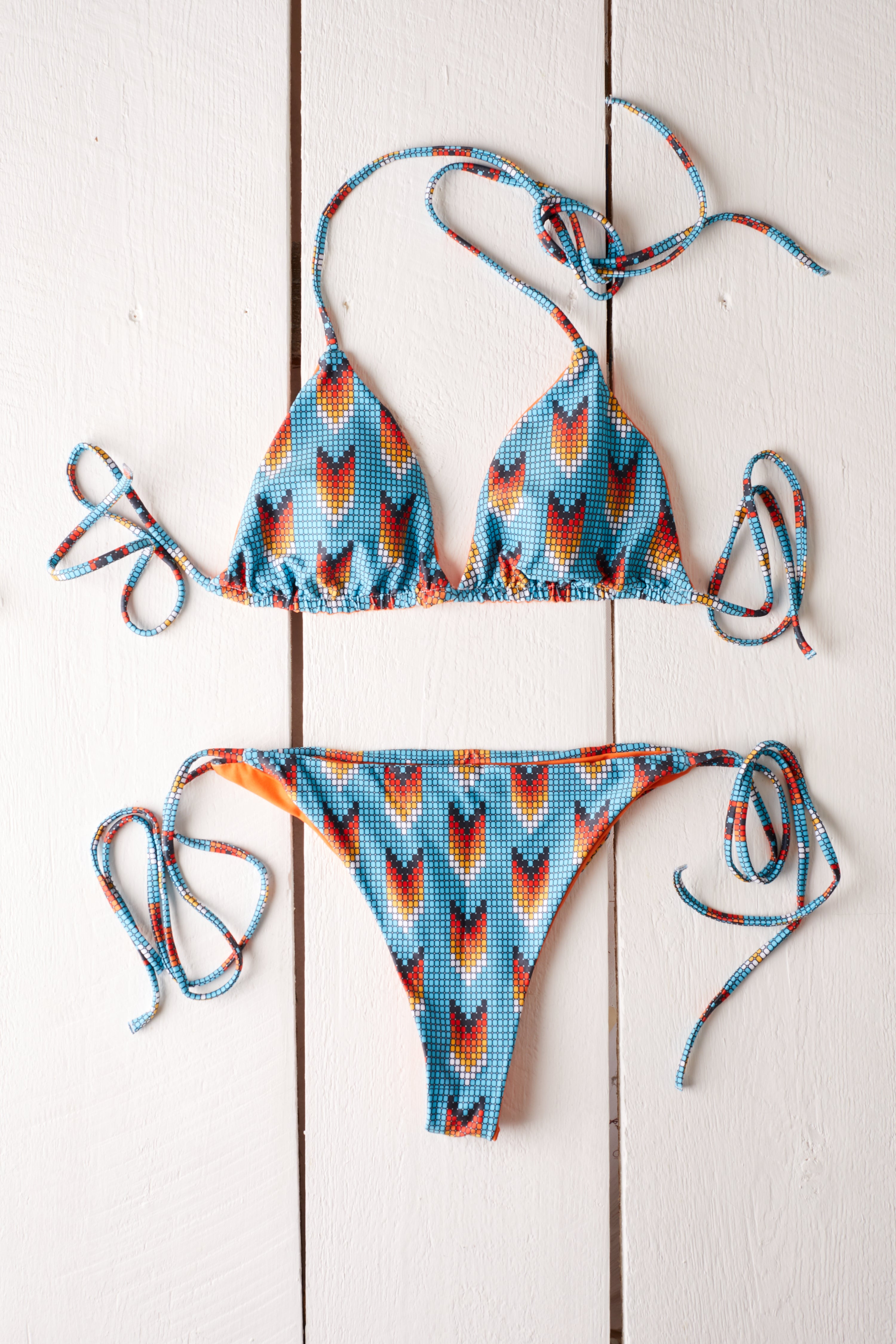 TURQUOISE WATER STRING BIKINI