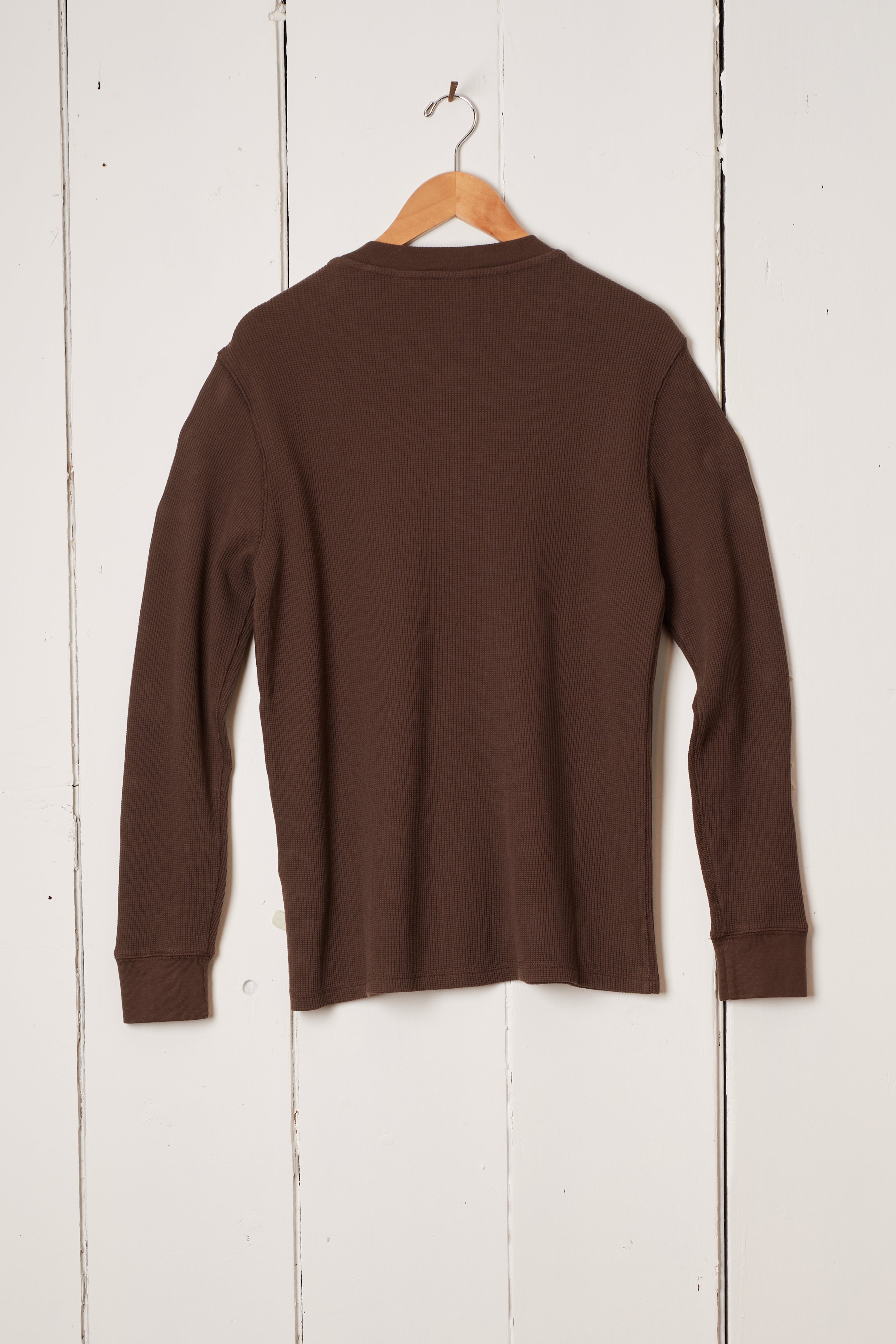 BROWN HENLEY SHIRT - LEVIS