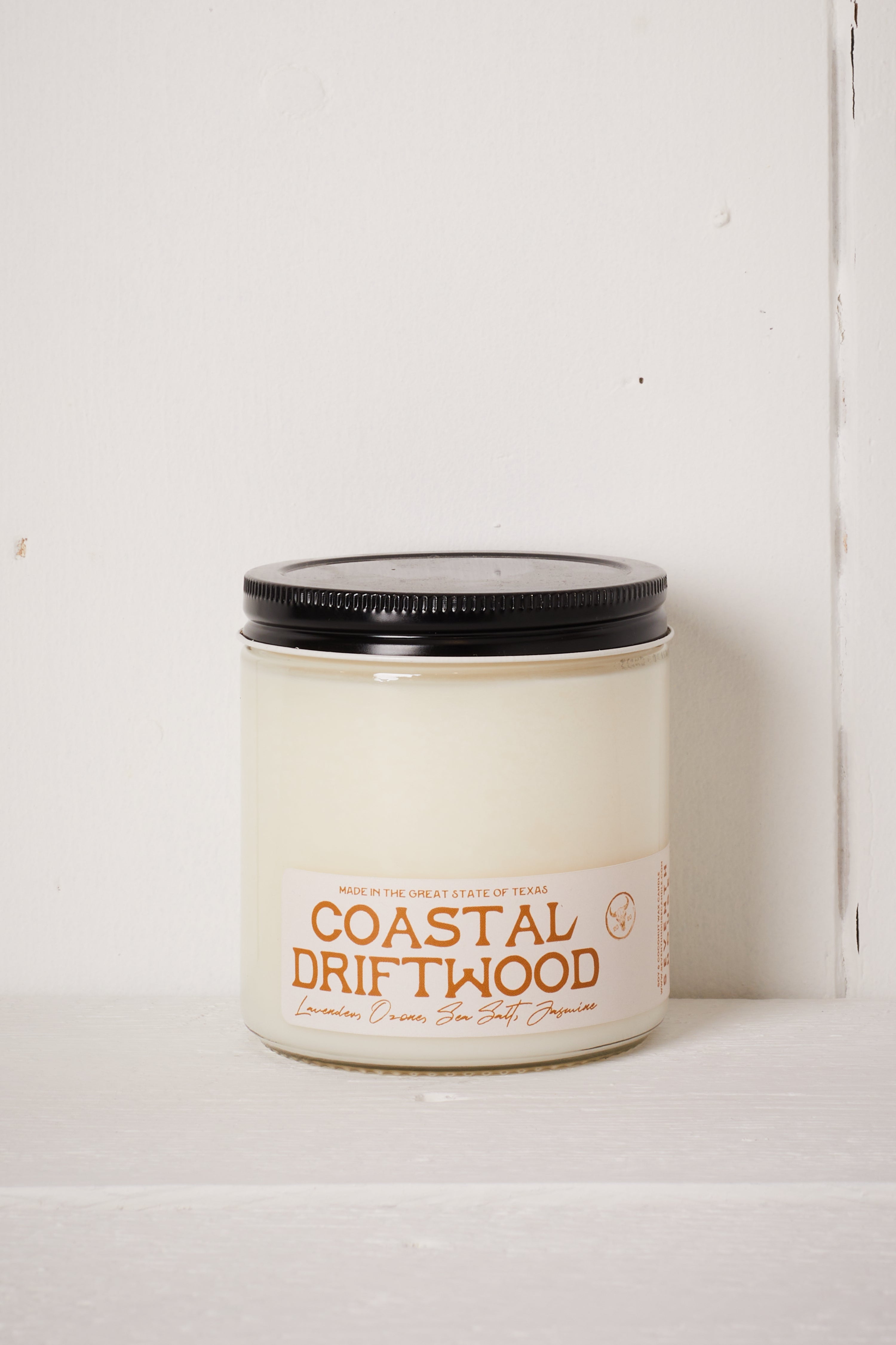 COASTAL DRIFTWOOD CANDLE - LAVENDER, OCEAN SEA SALT & JASMINE