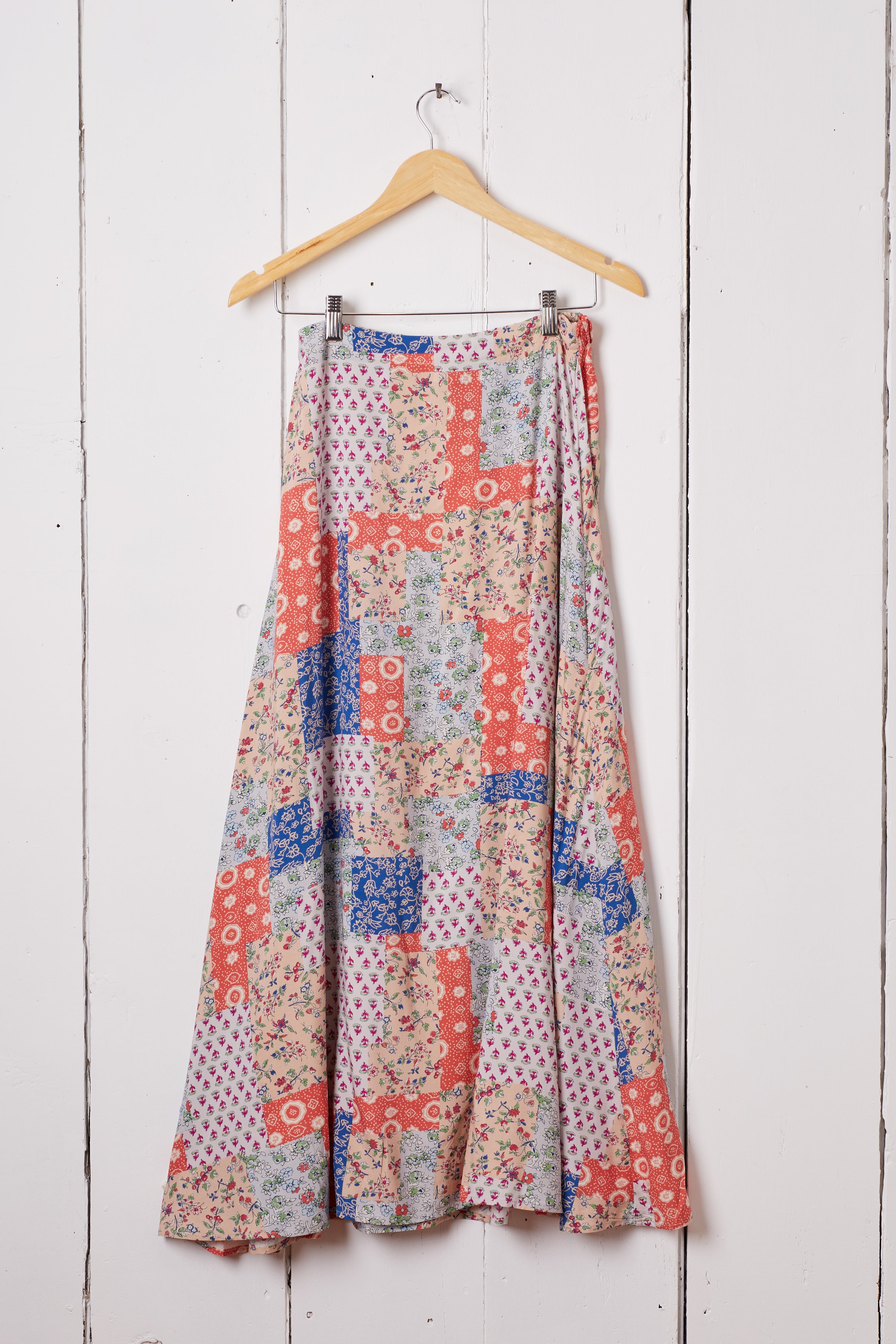 PATCHWORK LONG SKIRT
