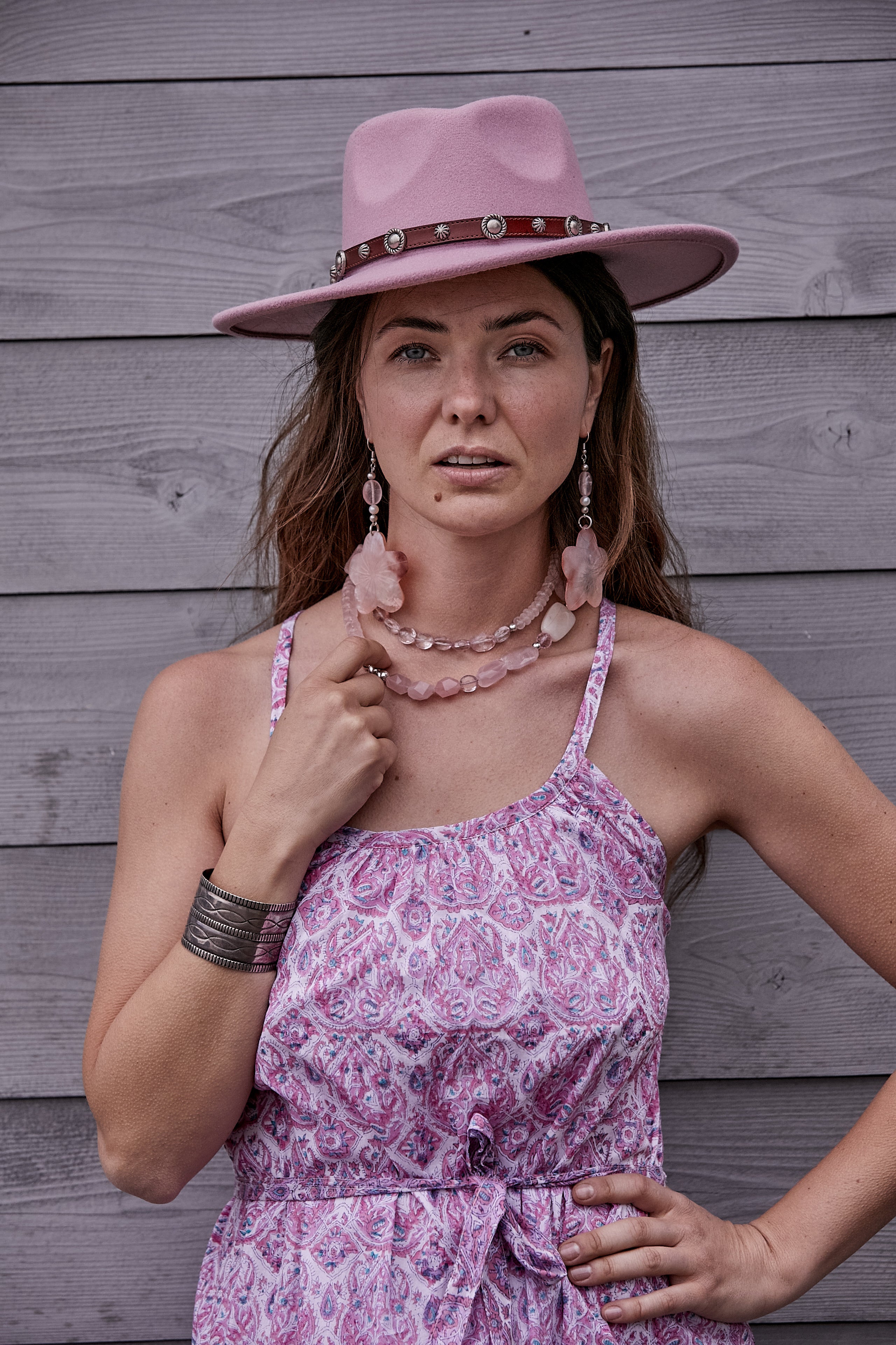 LOVELY IN PINK JUST LIKE YOU WANT ME TO BE NECKLACE