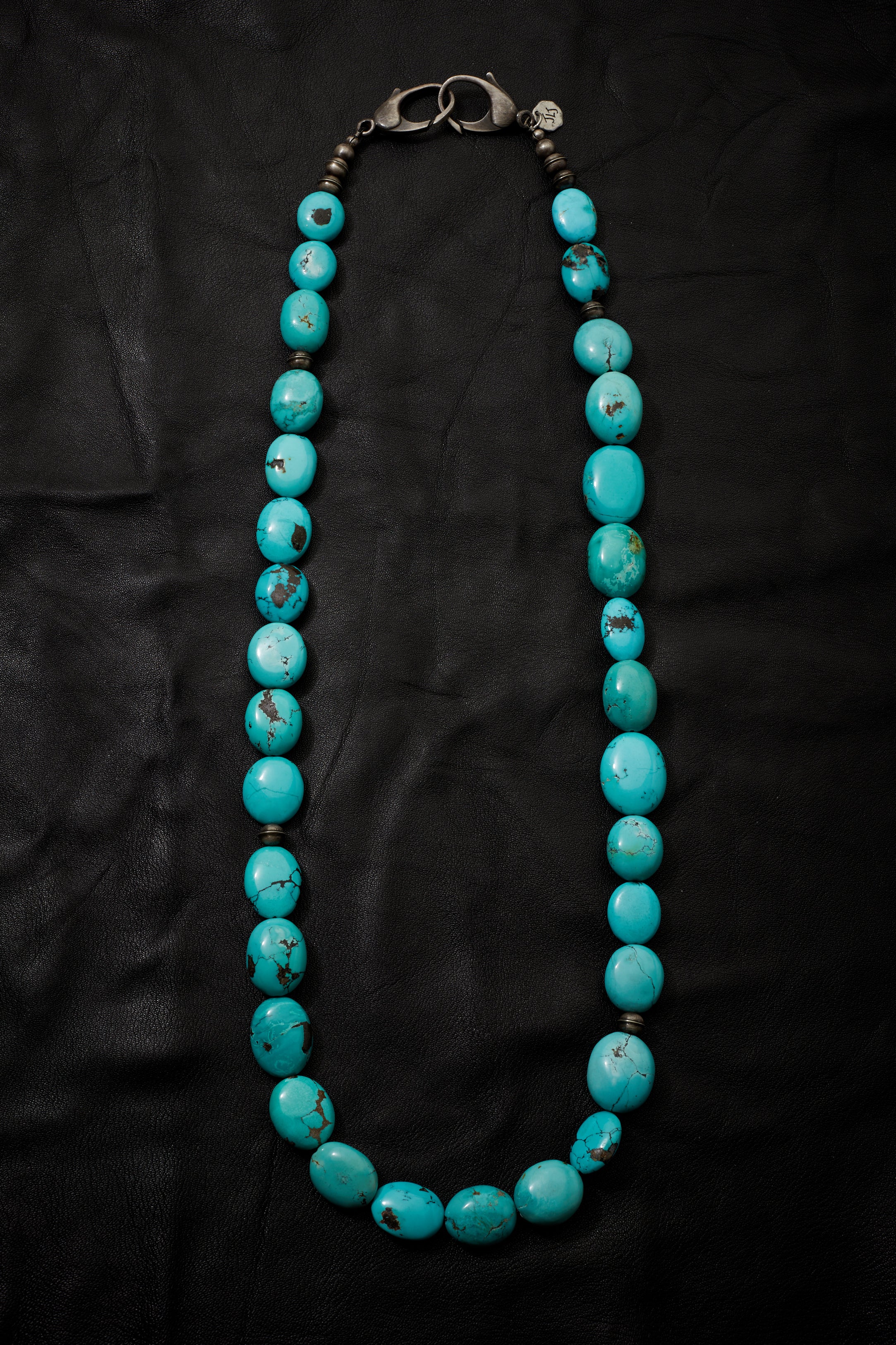 LONG BLUE TURQUOISE NECKLACE