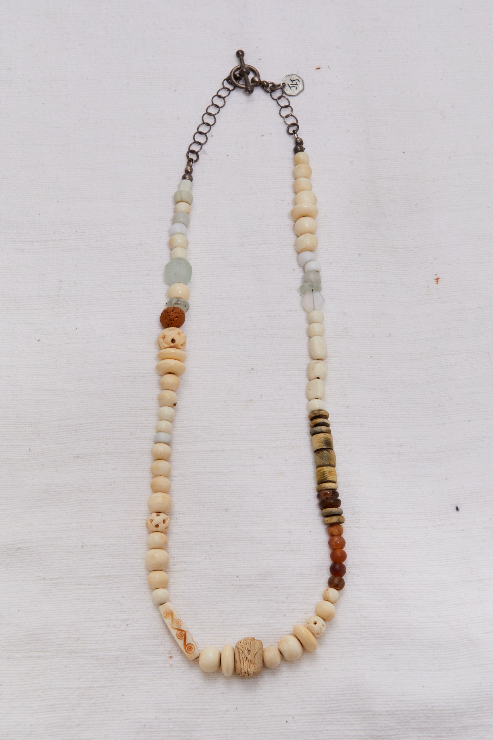 CAMPFIRE WHITE CALM AFTERNOON NECKLACE