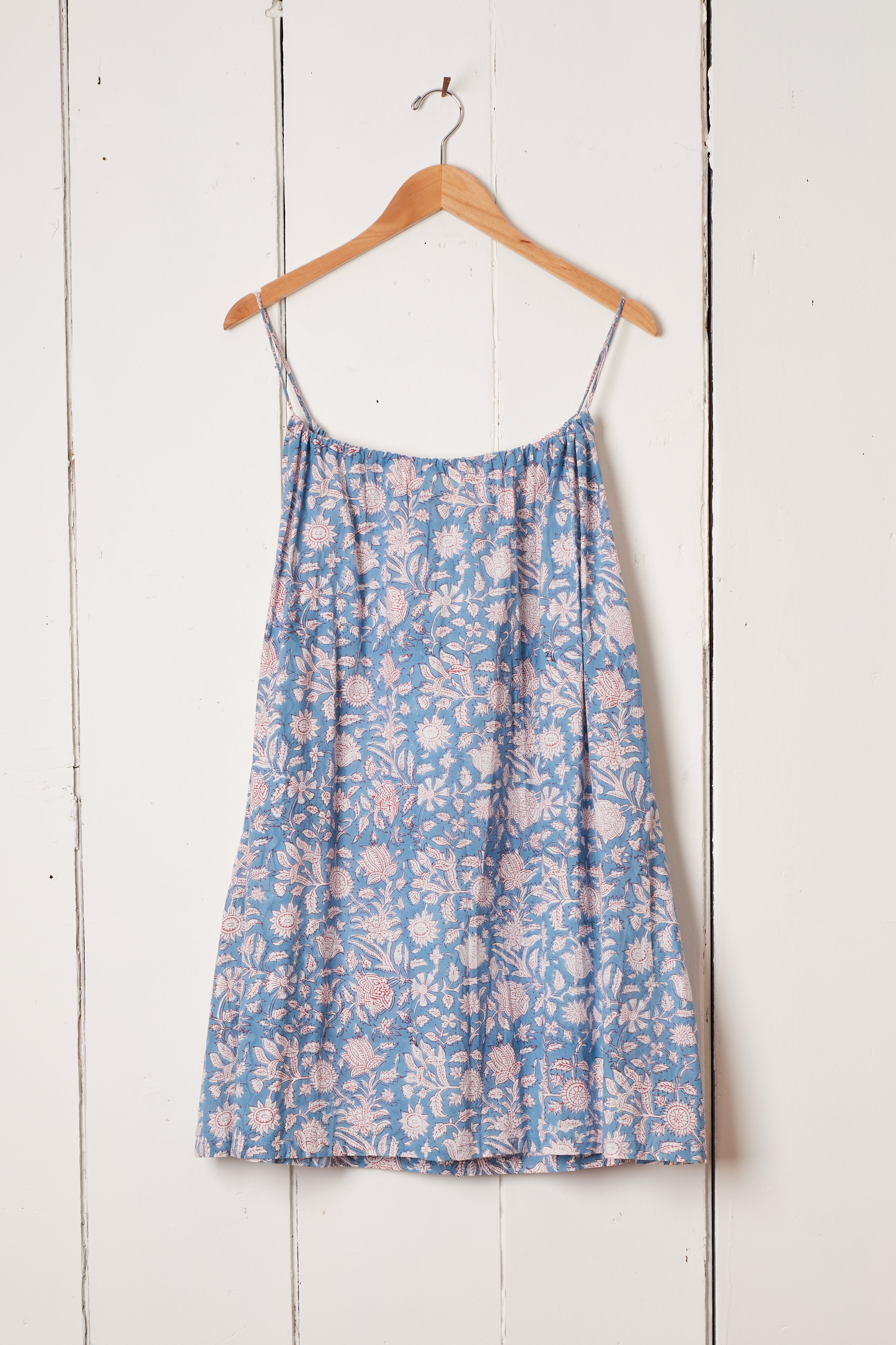 BLUE AND PINK FLORAL WAIKIKI DRESSES