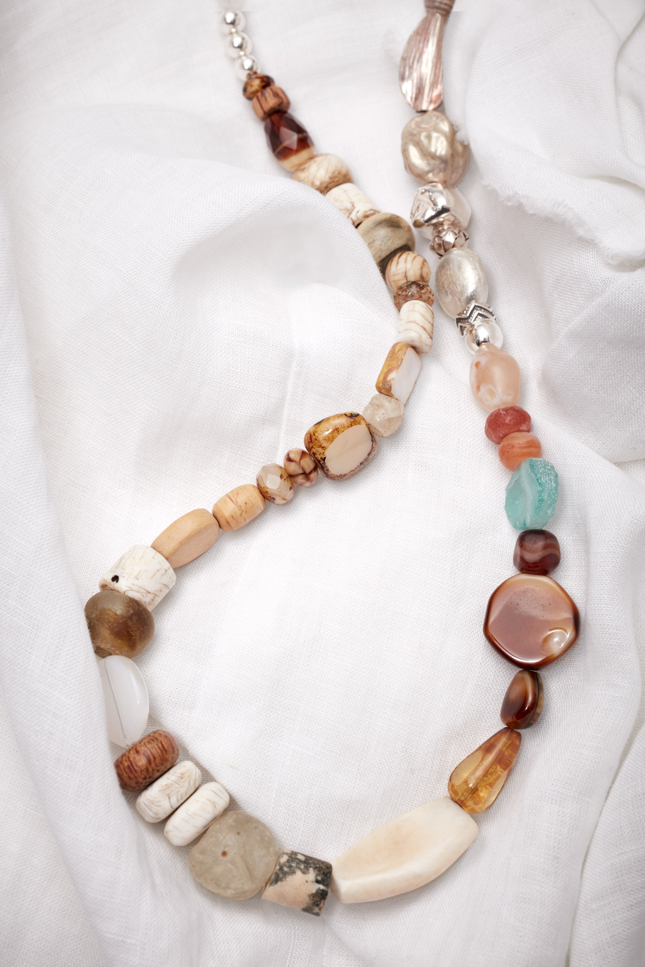 CRYSTAL QUARTZ WALK ON THE PATH NECKLACE