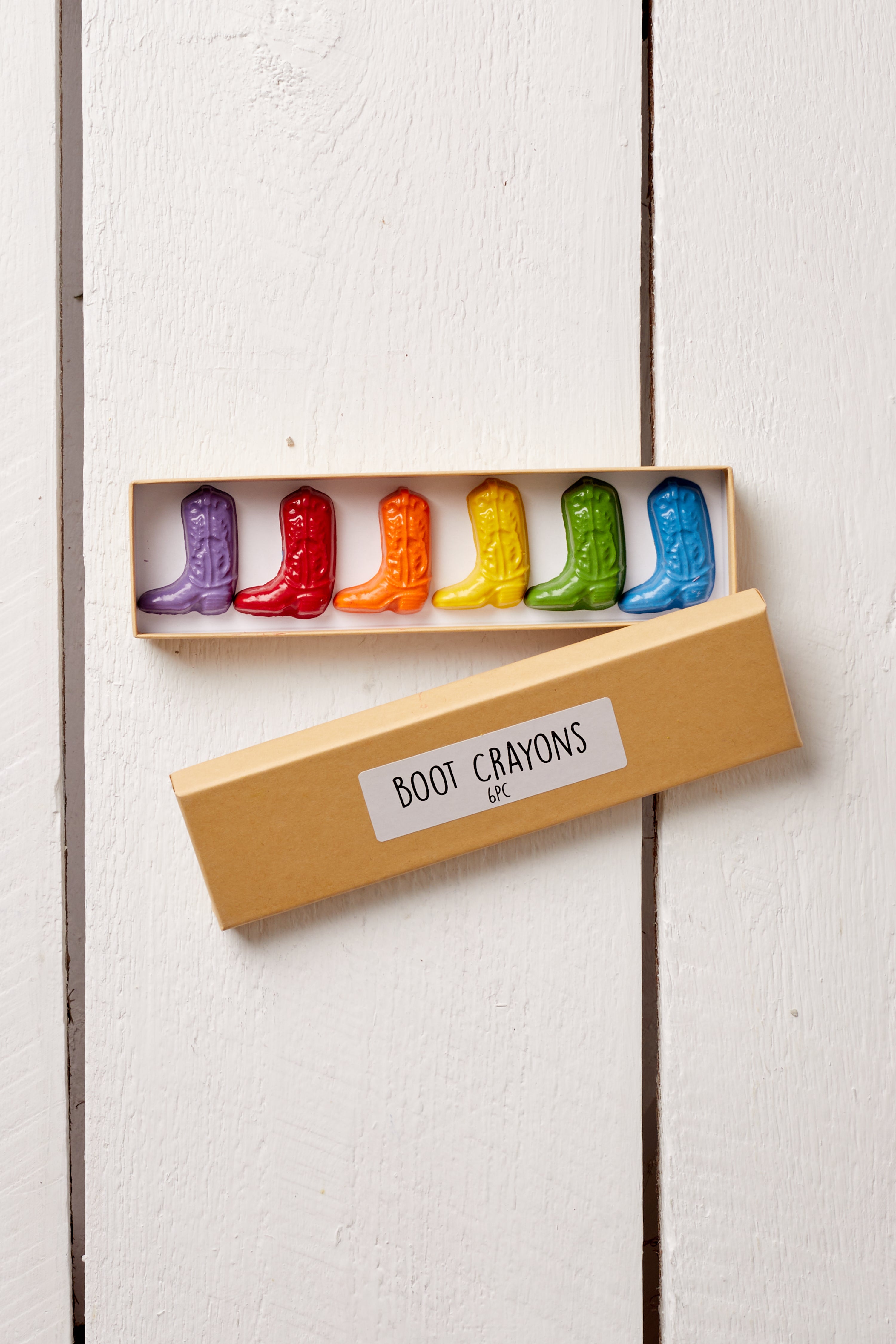 COWBOY BOOT CRAYON SET