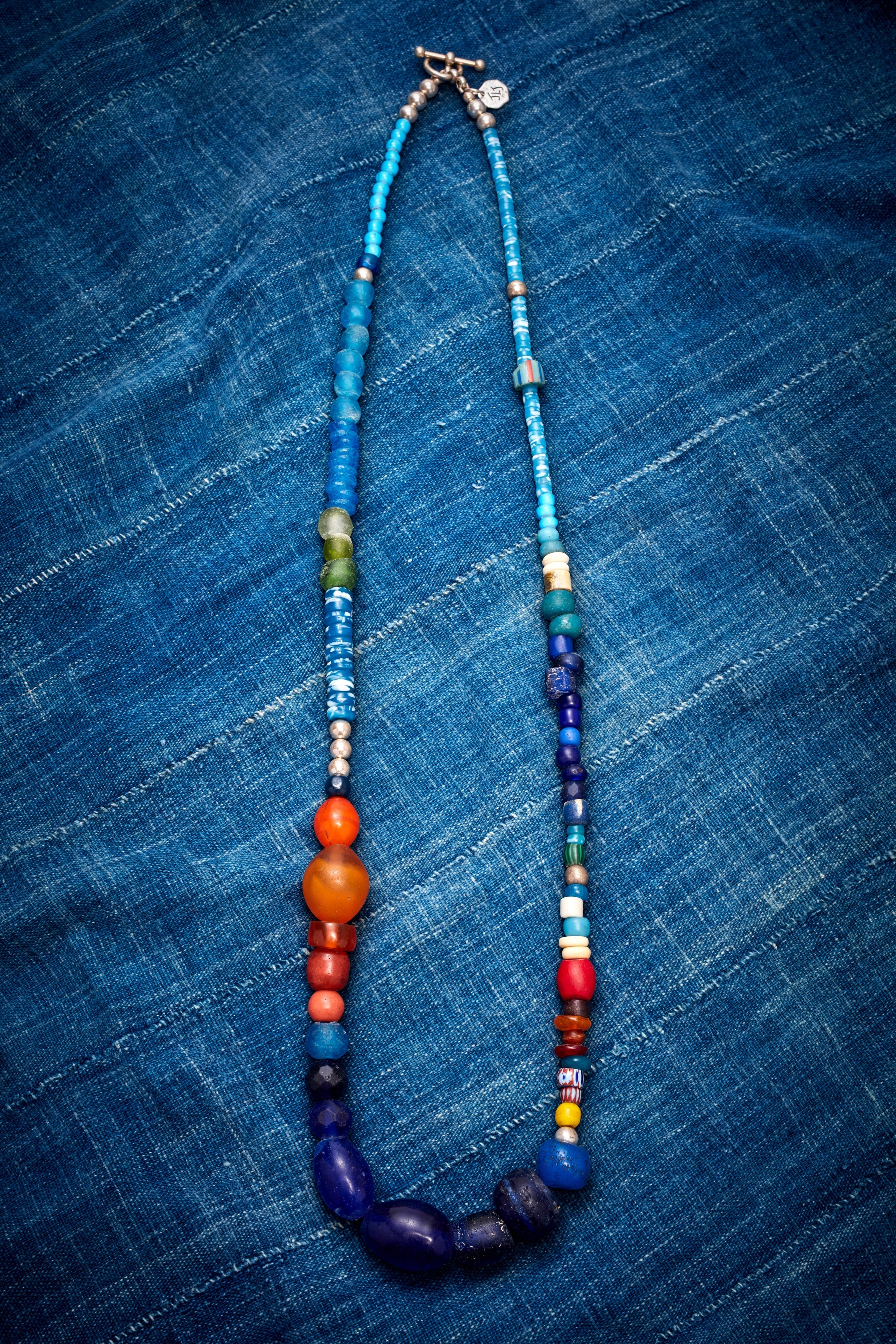 HAPPY CAMPFIRE BLUE NECKLACE