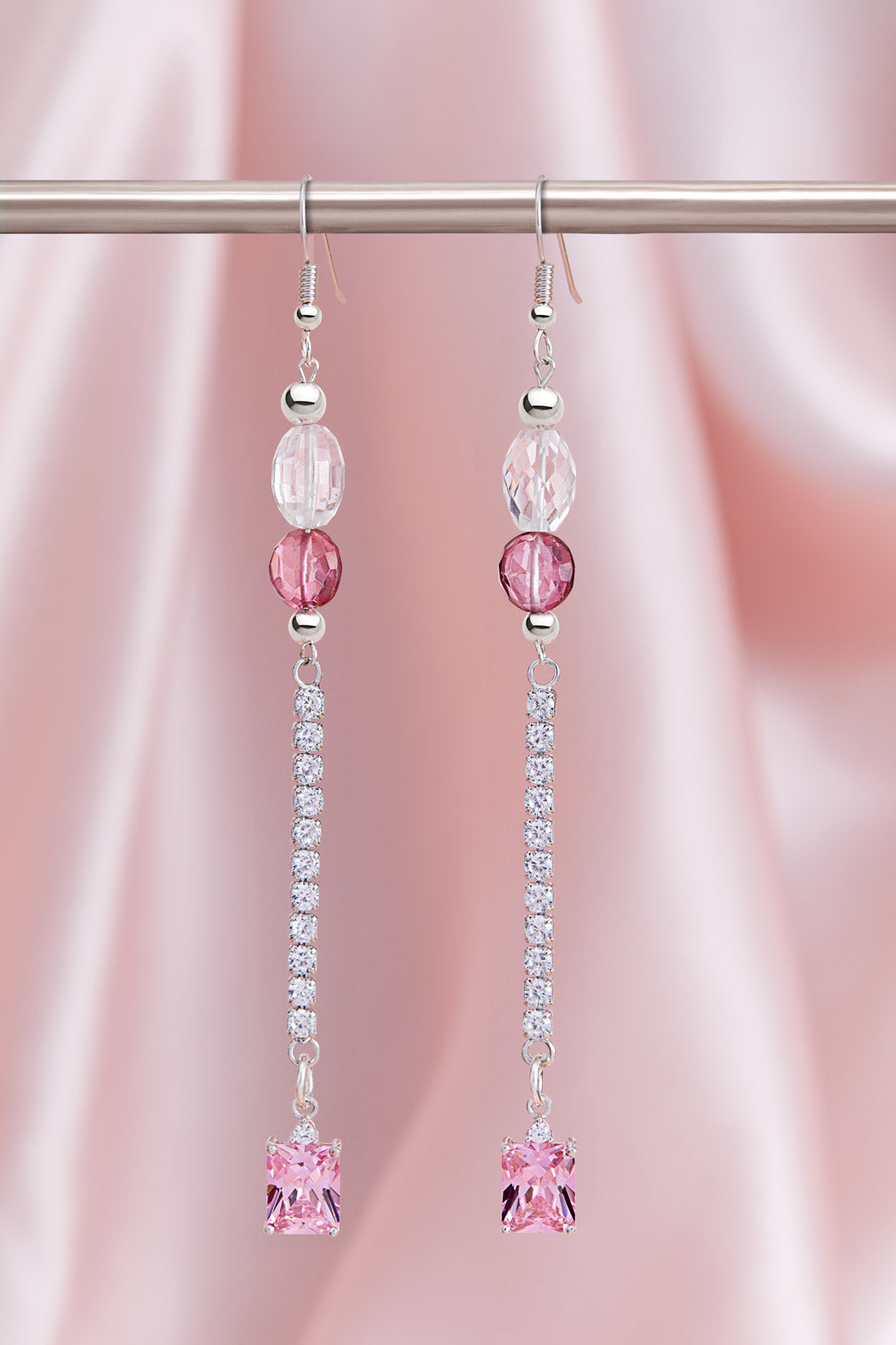 I CAN WEAR THESE SWEET PINK THINGS TO A FEW COCKTAIL PARTIES EARRINGS