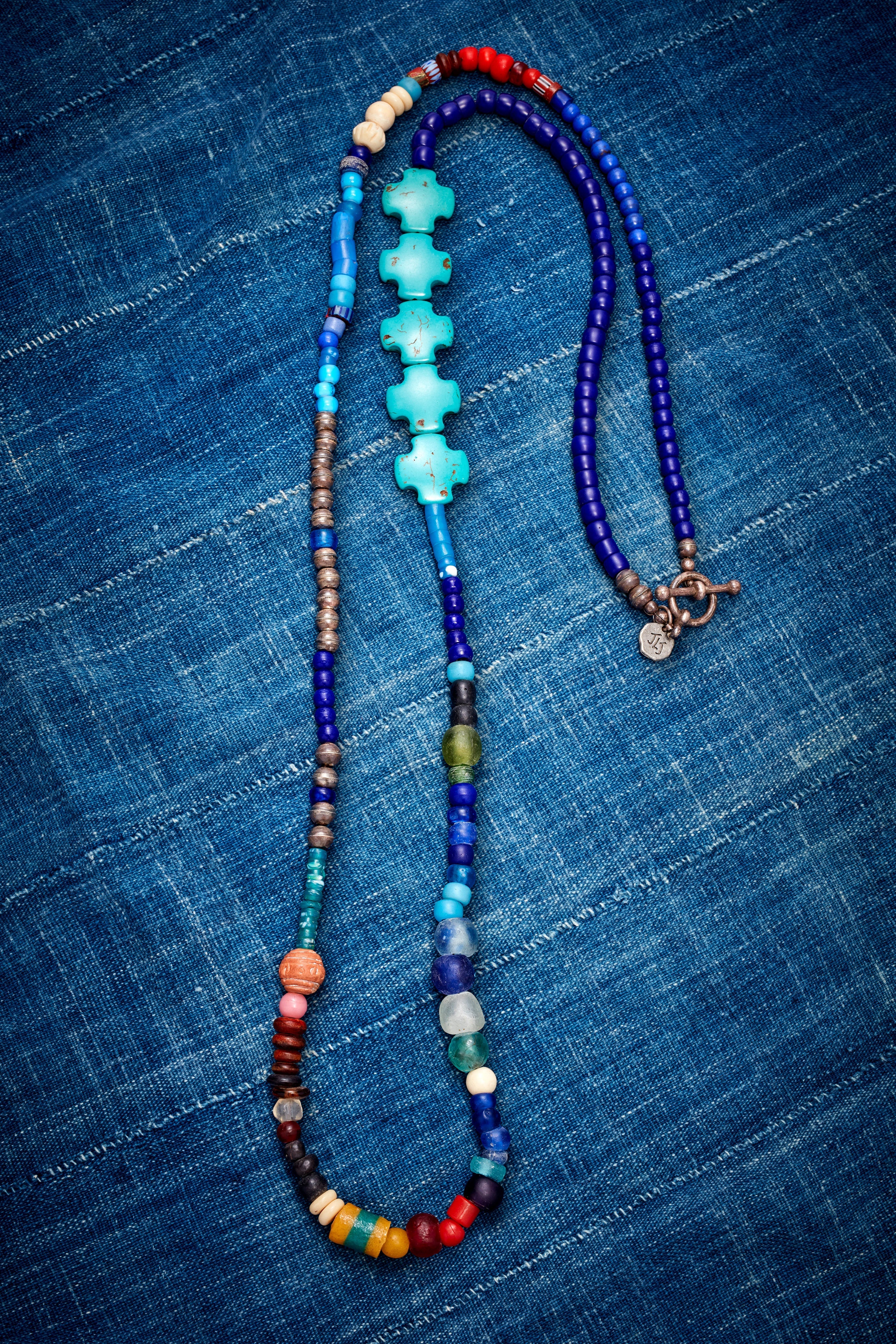 SPORTY SOUTHWESTERN BLUE NECKLACE