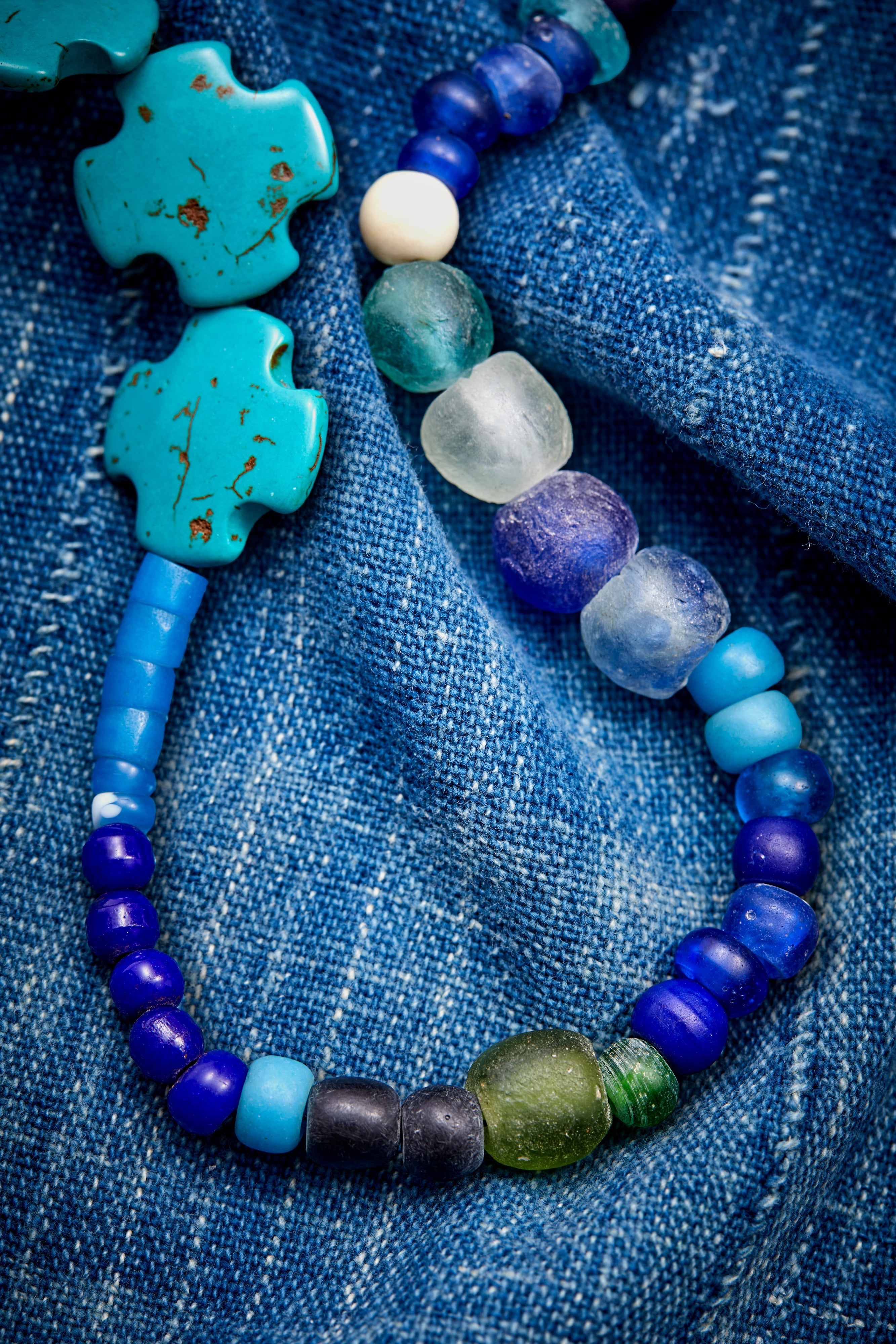 SPORTY SOUTHWESTERN BLUE NECKLACE