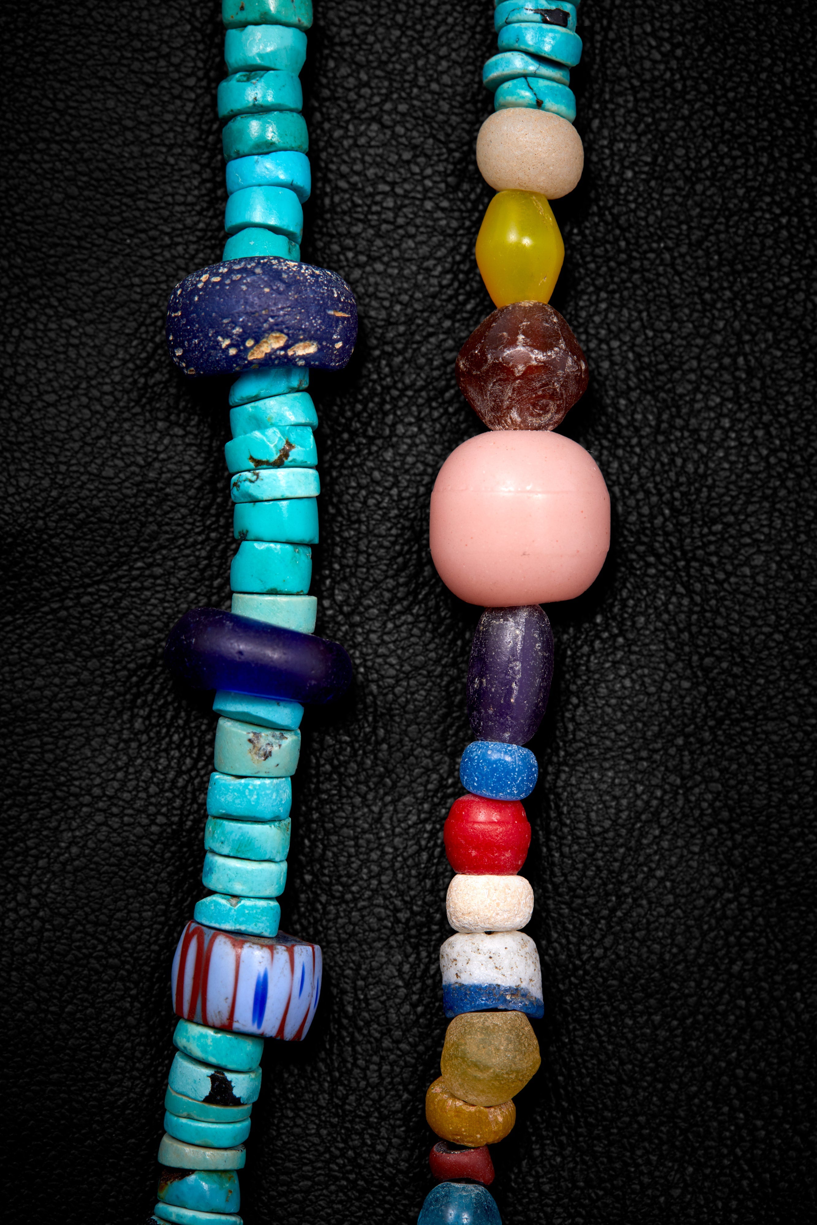 LONG TURQUOISE COLORFUL POP NECKLACE