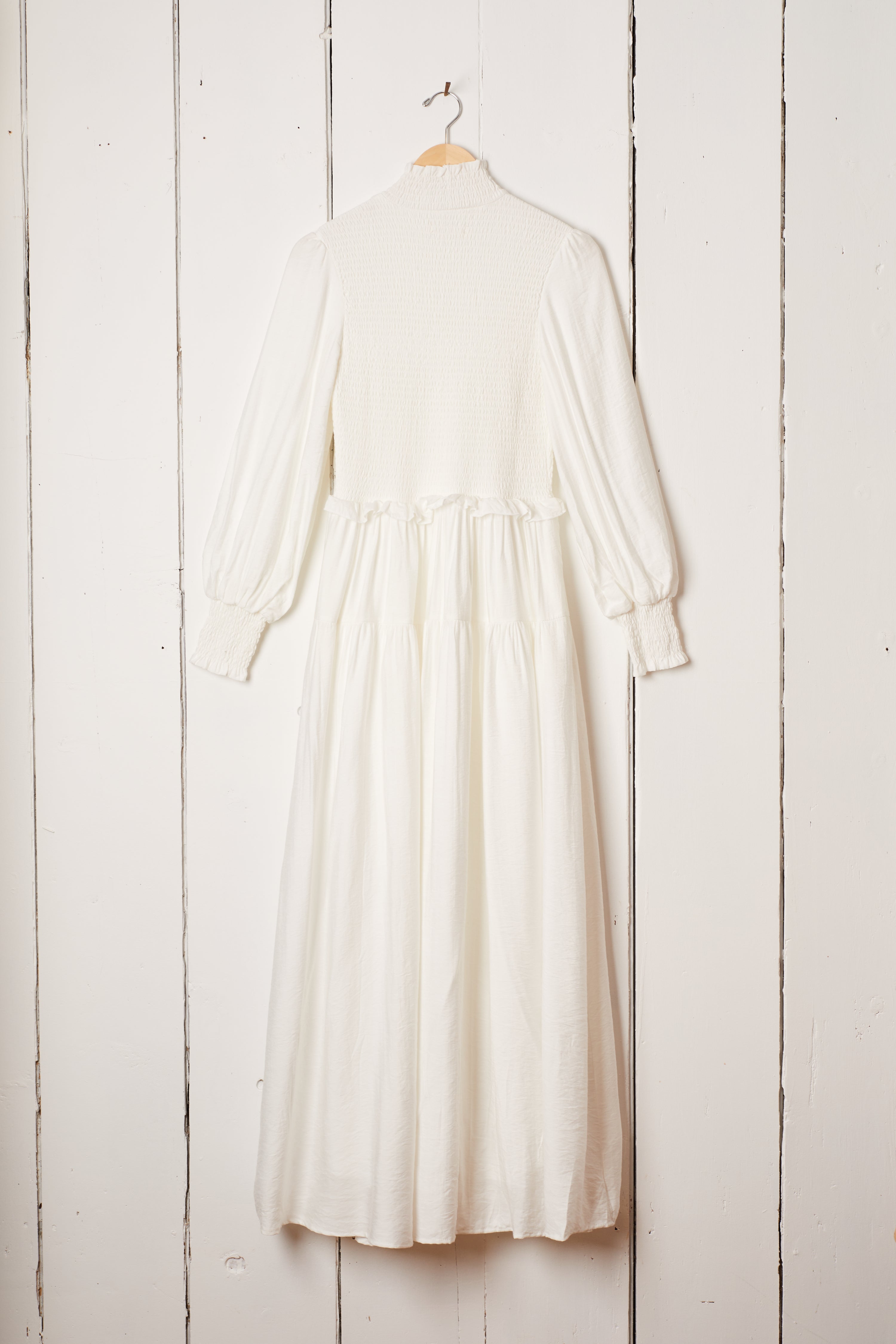 WHITE TEMPLE DRESS