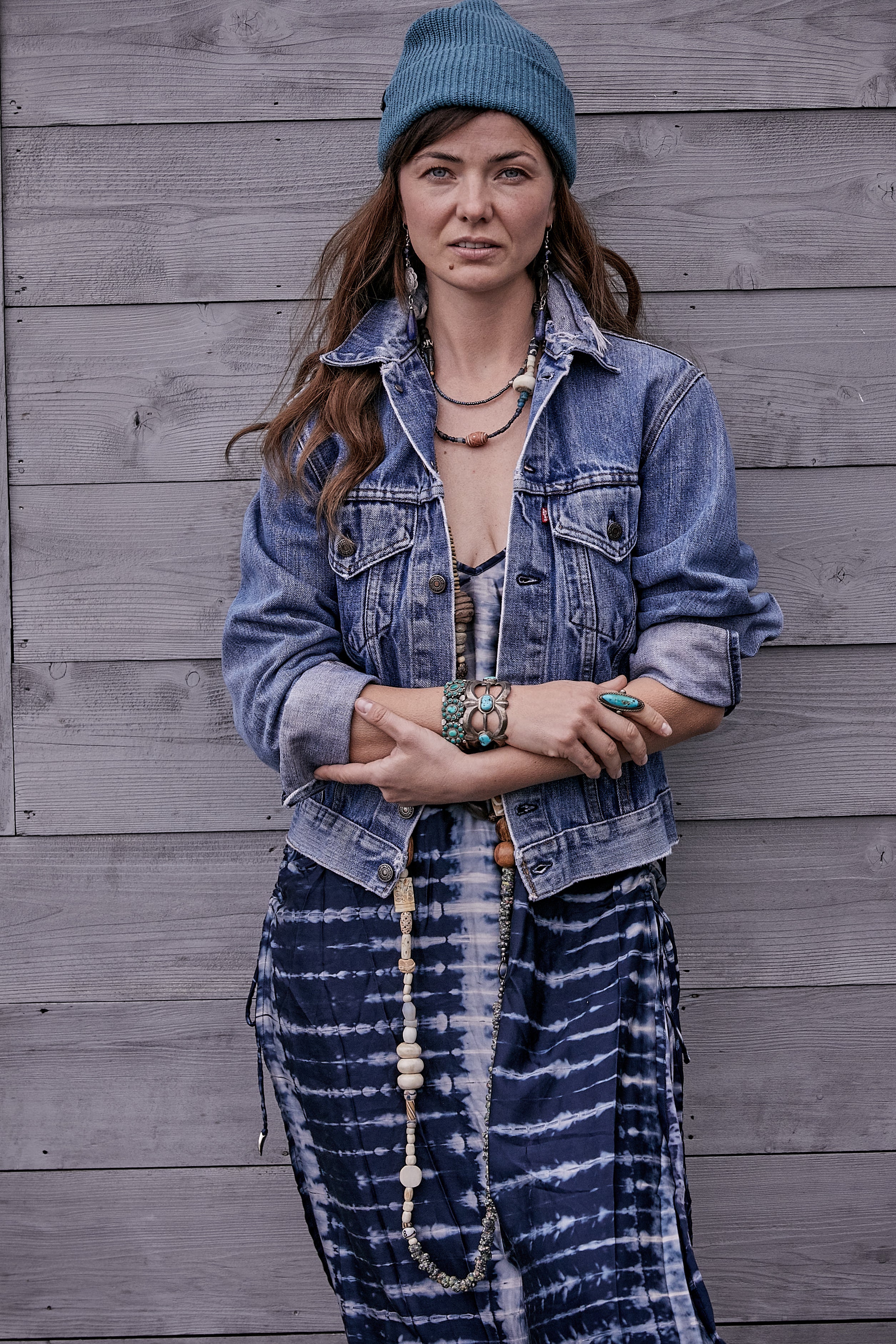 INDIGO DRESS - ONE SIZE