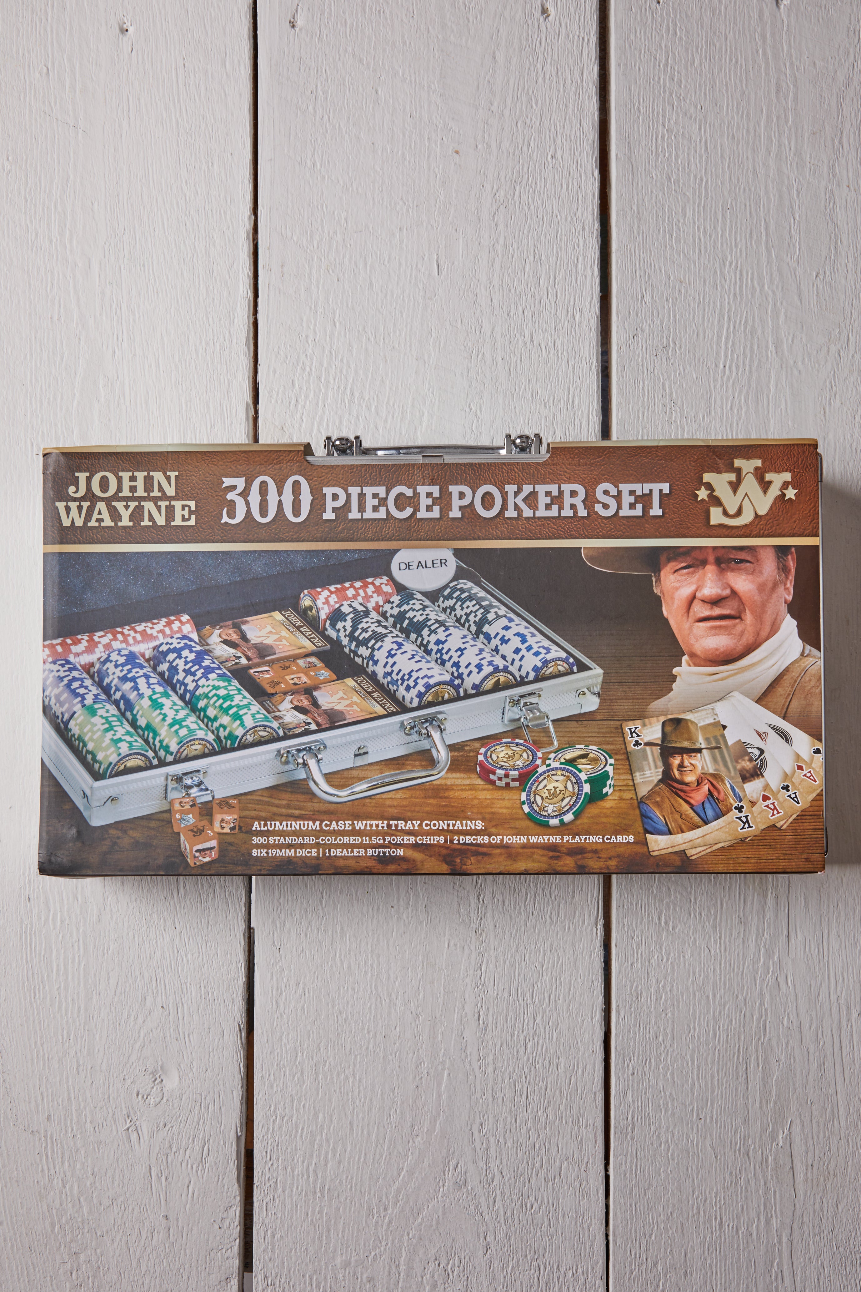 JOHN WAYNE 300 PIECE POKER SET