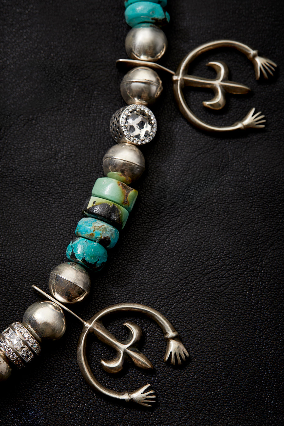 SPARKLING TURQUOISE MULTI NAJA NECKLACE