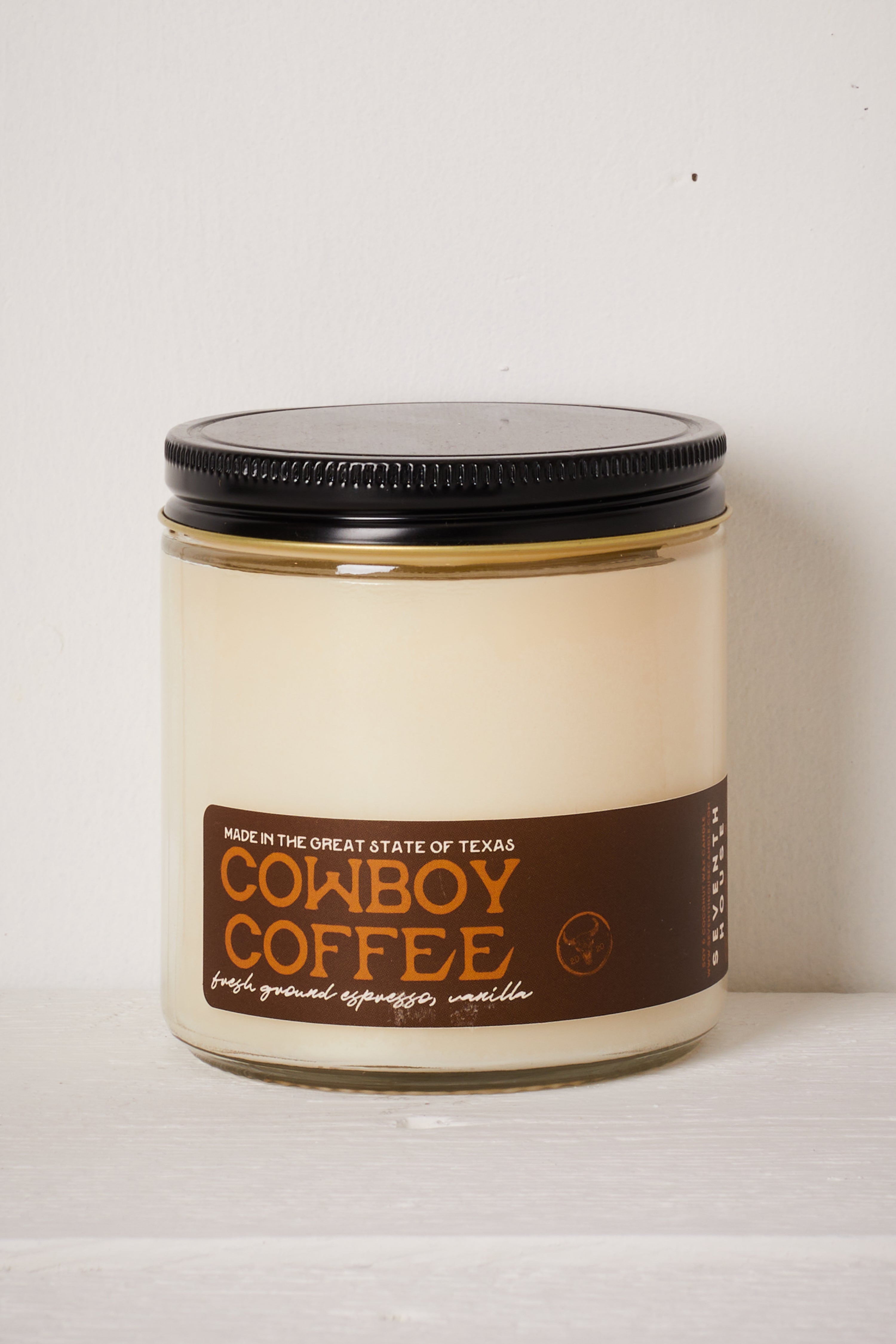 COWBOY COFFEE CANDLE - FRESH GROUND COFFEE & VANILLA
