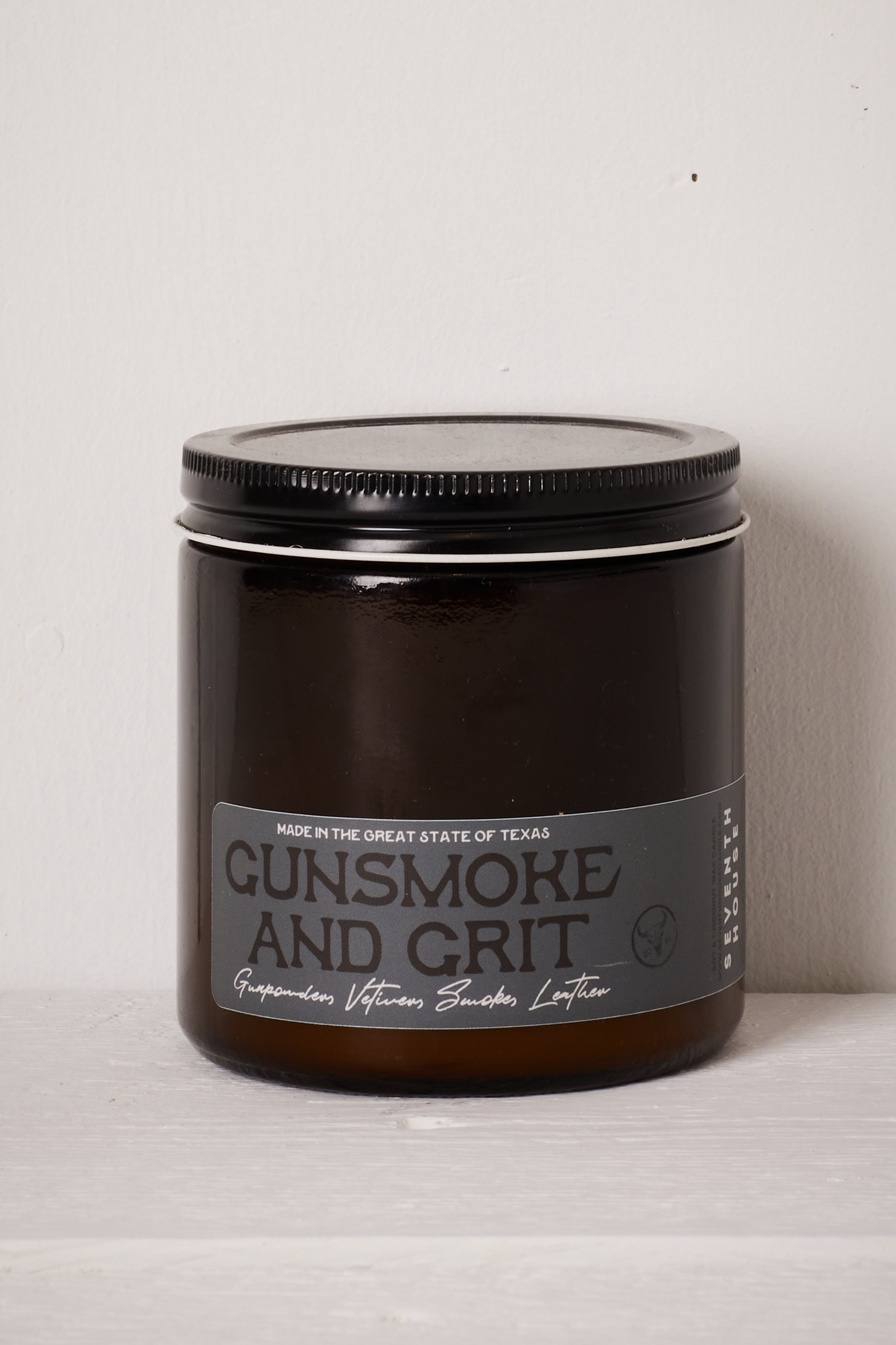 GUNSMOKE AND GRIT CANDLE - GUNSMOKE AND LEATHER