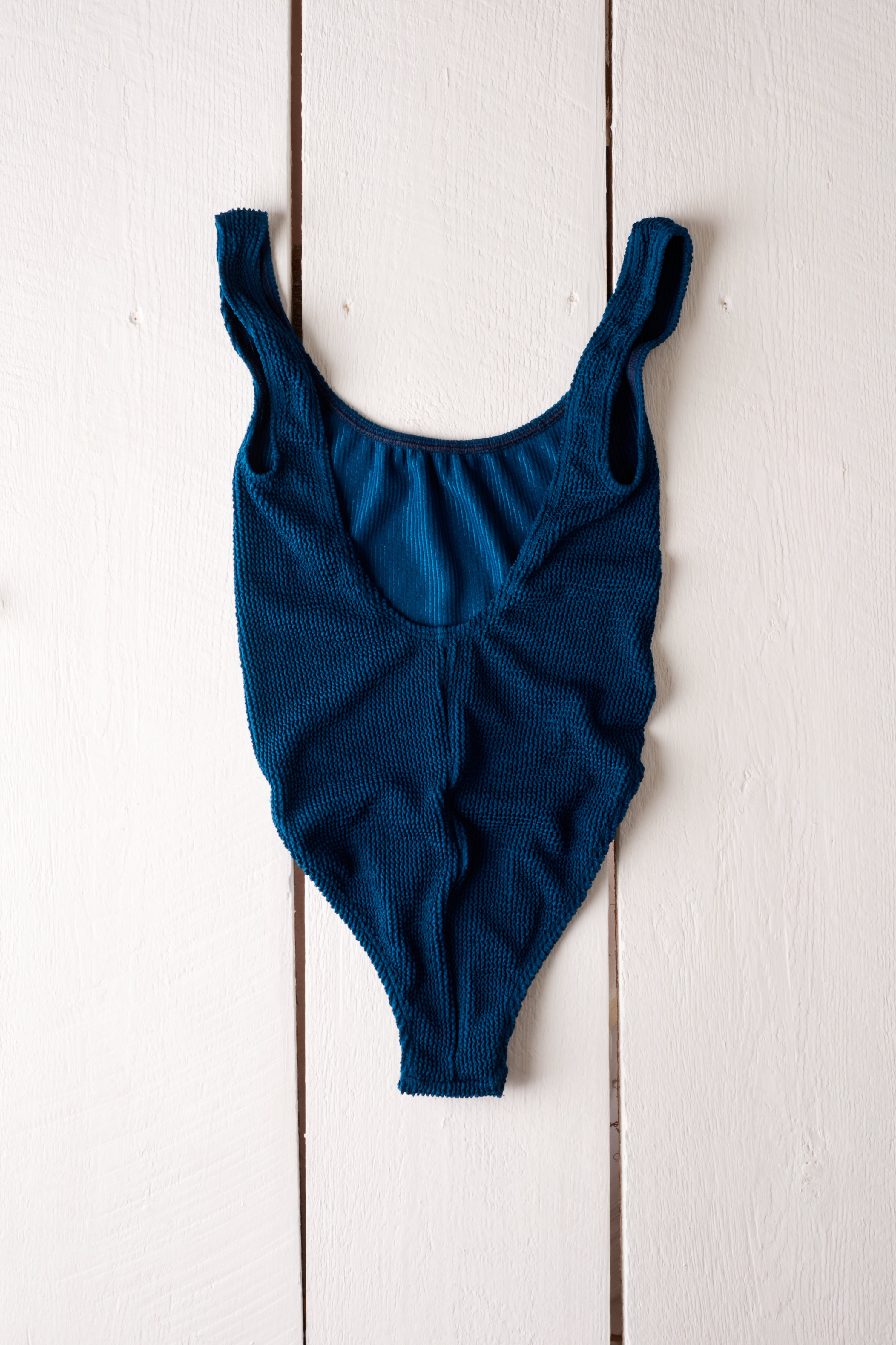 DEEP SEA NAVY ONE PIECE BATHING SUIT - ONE SIZE