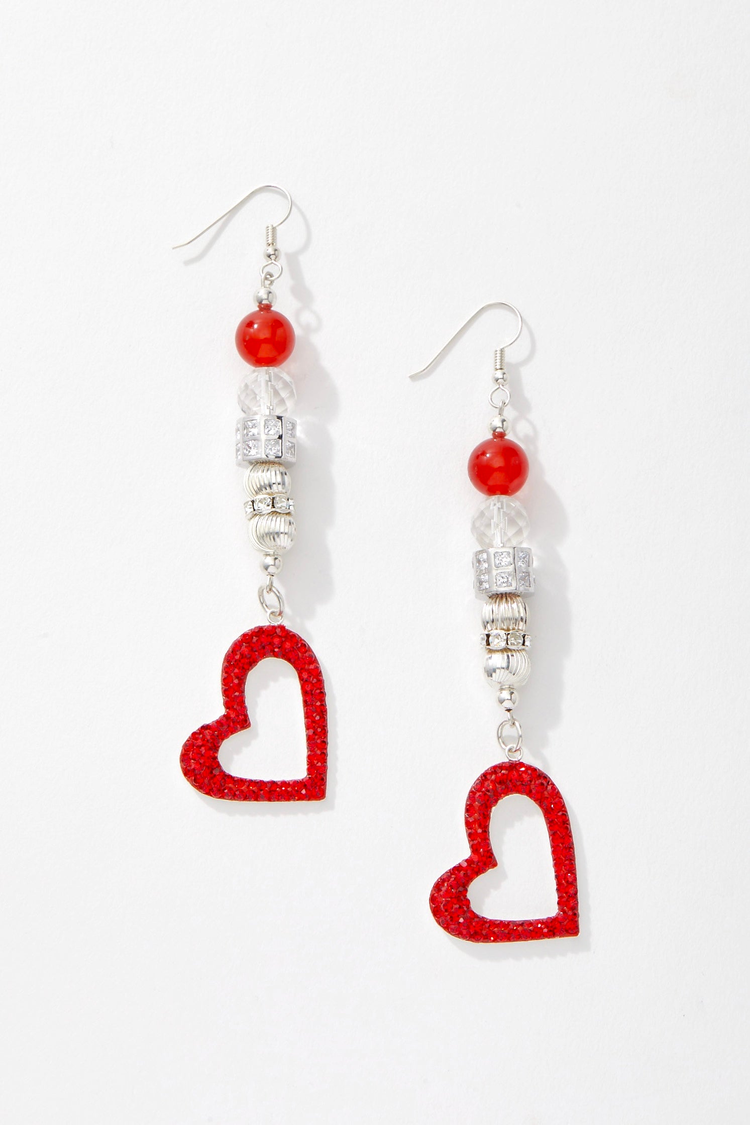 RED BRAVE HEART WARRIOR EARRINGS