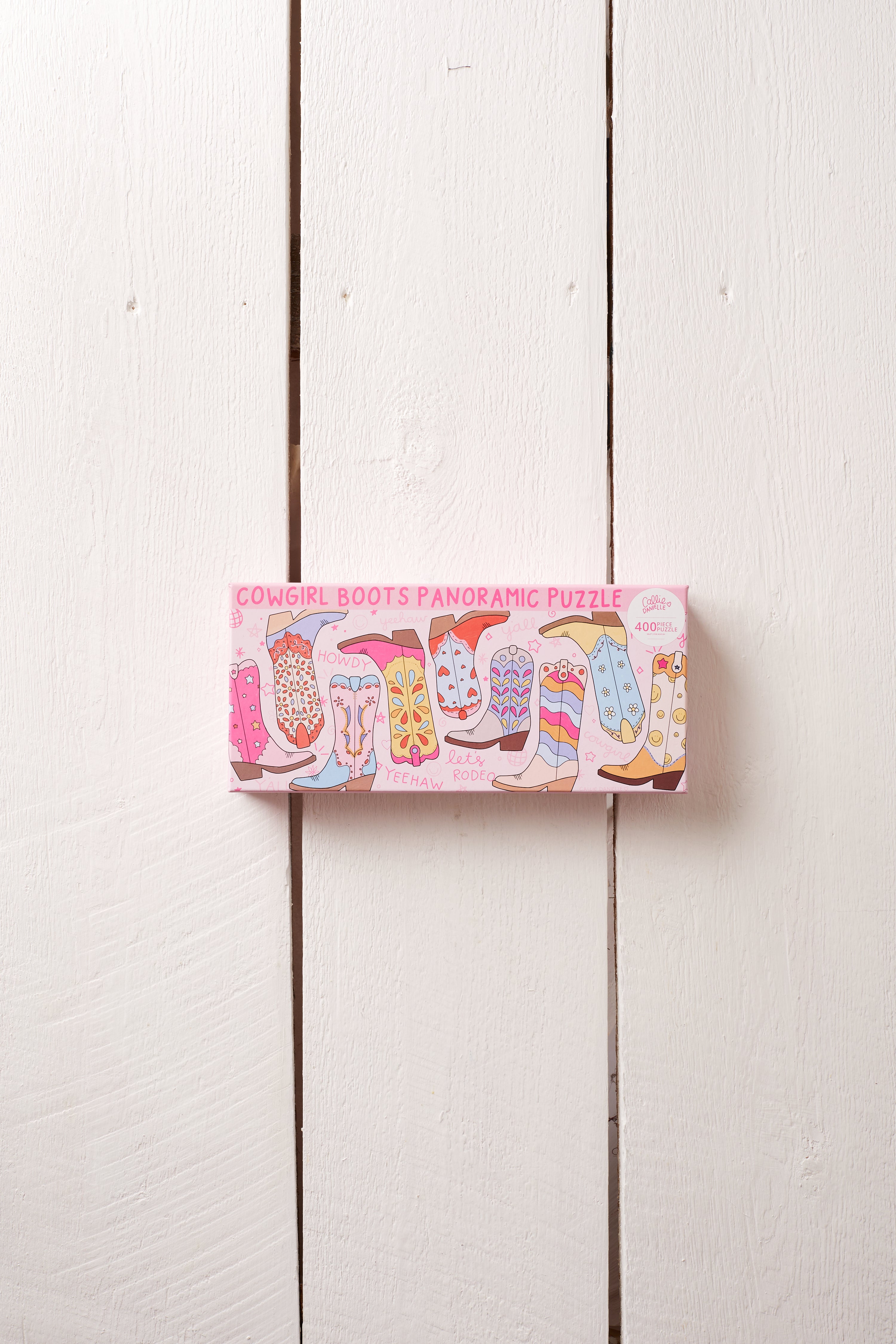 PINK COWGIRL BOOT PUZZLE