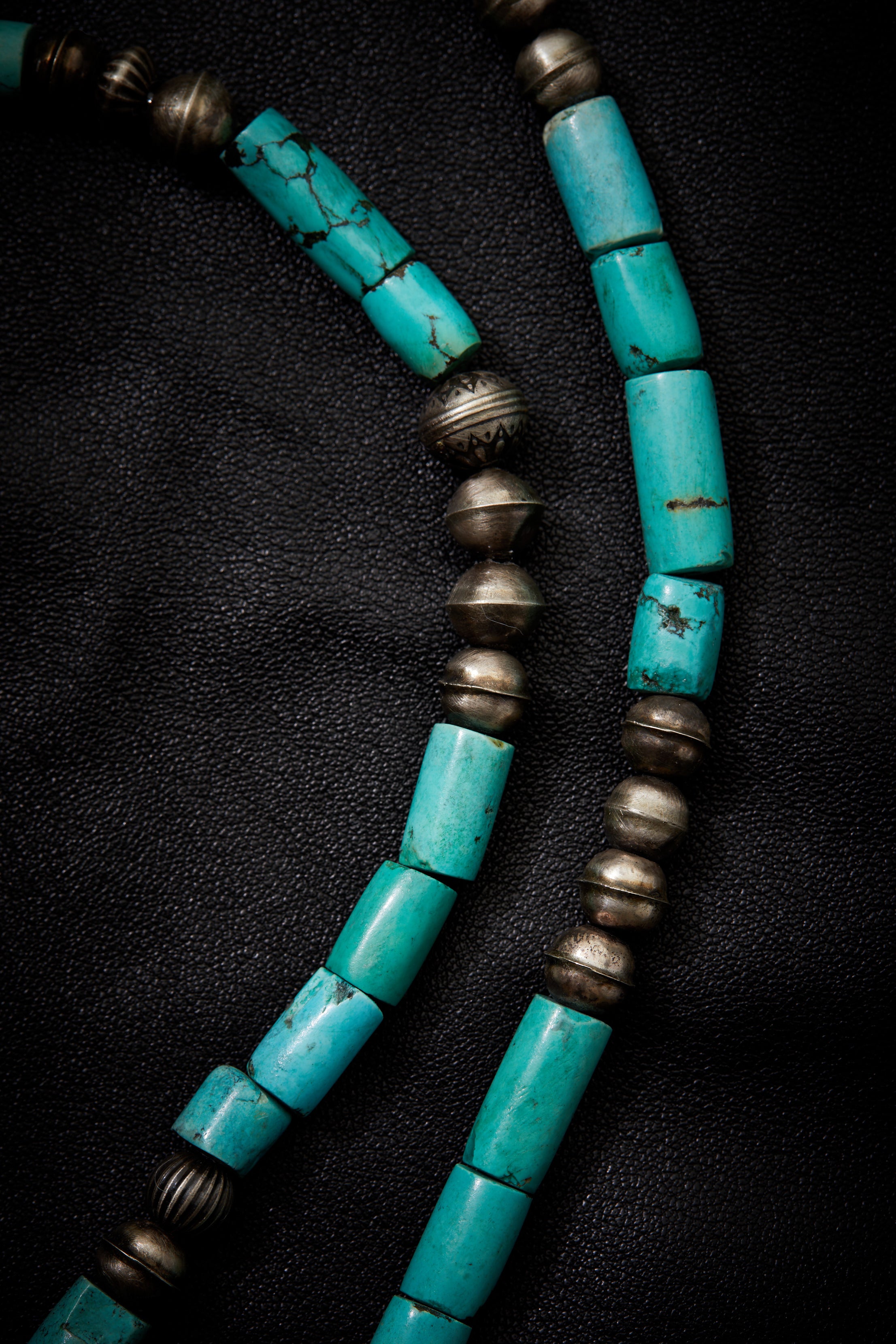 TURQUOISE CONCHO NECKLACE