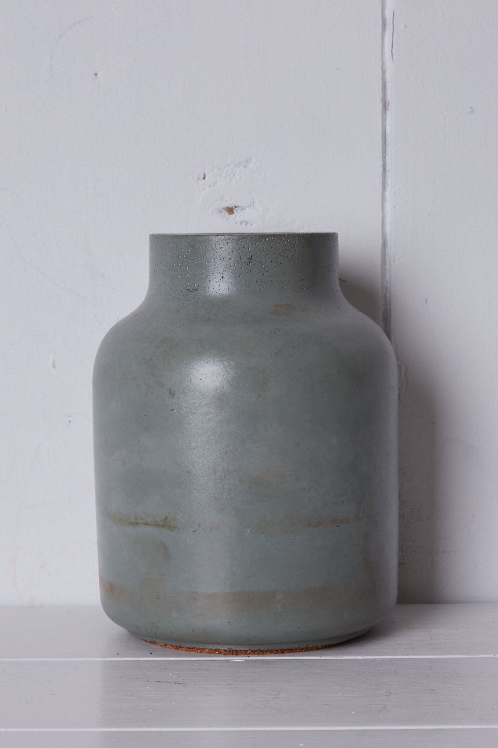 CONCRETE SAGE STONEWARE VASE