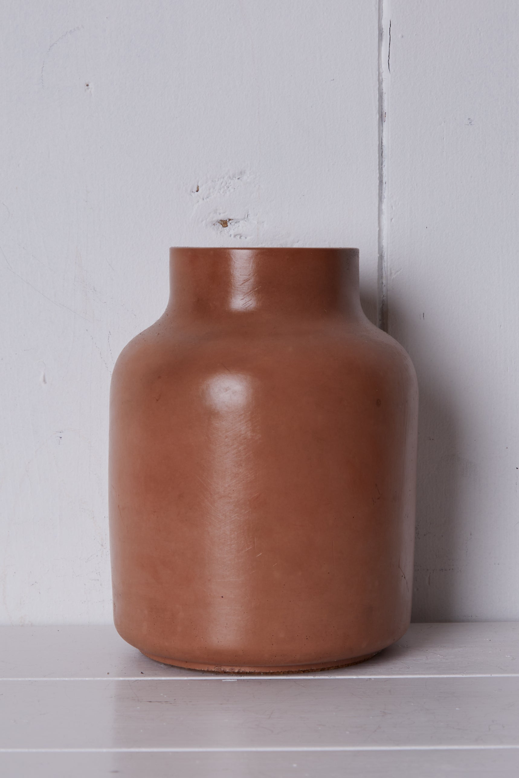 CONCRETE TERRA COTTA VASE