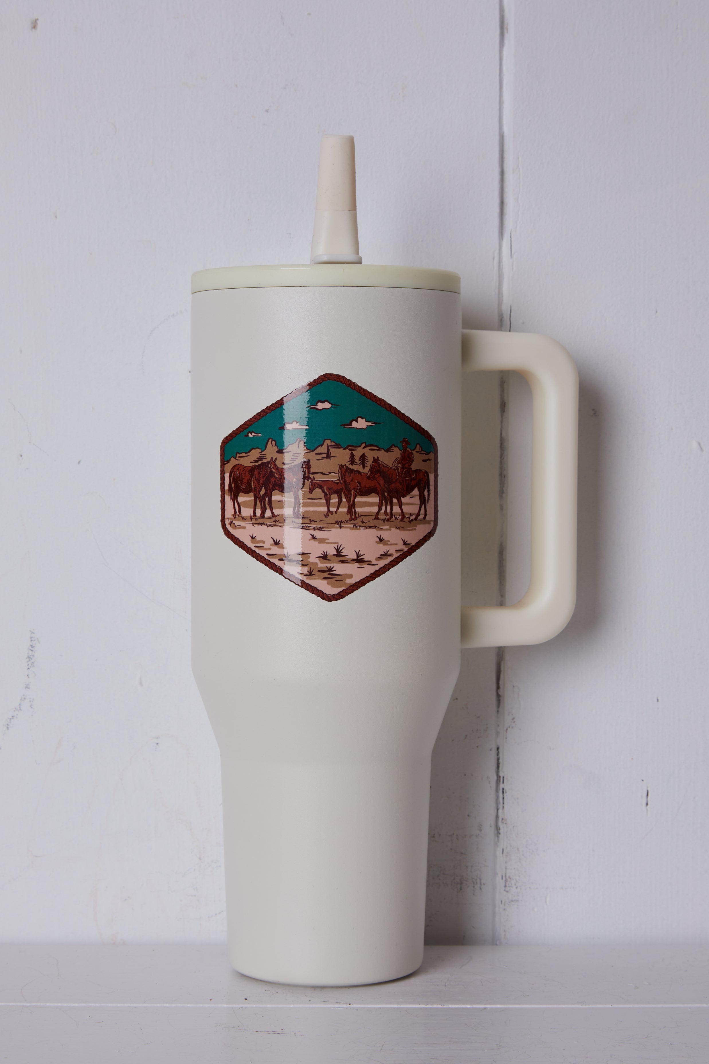 WESTERN SCENE TUMBLER