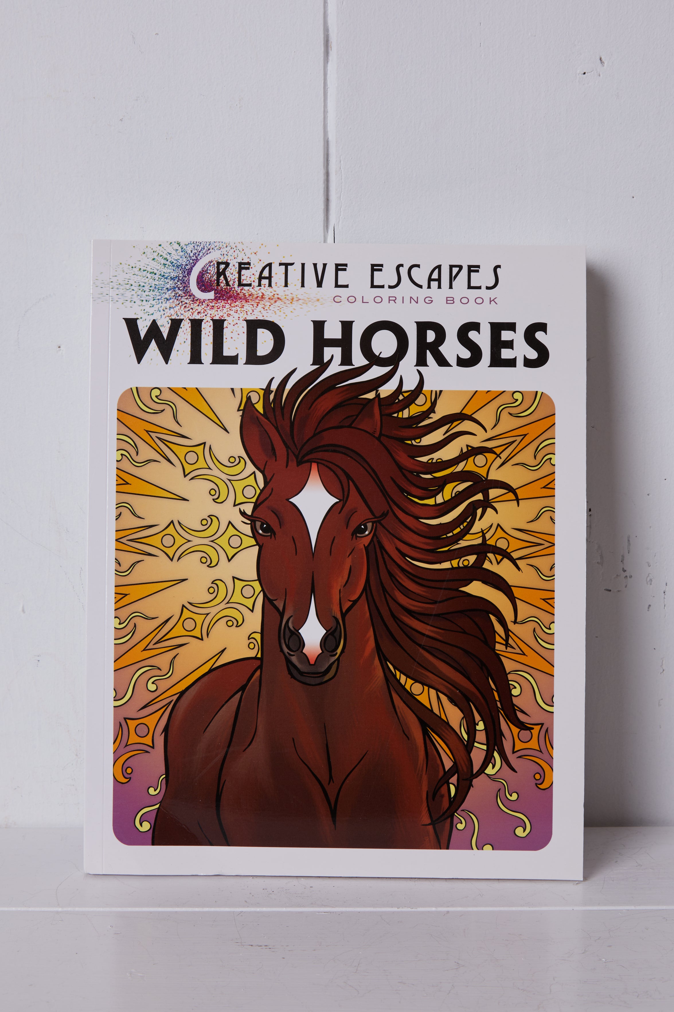 CREATIVE ESCAPES WILD HORSES COLORING BOOK