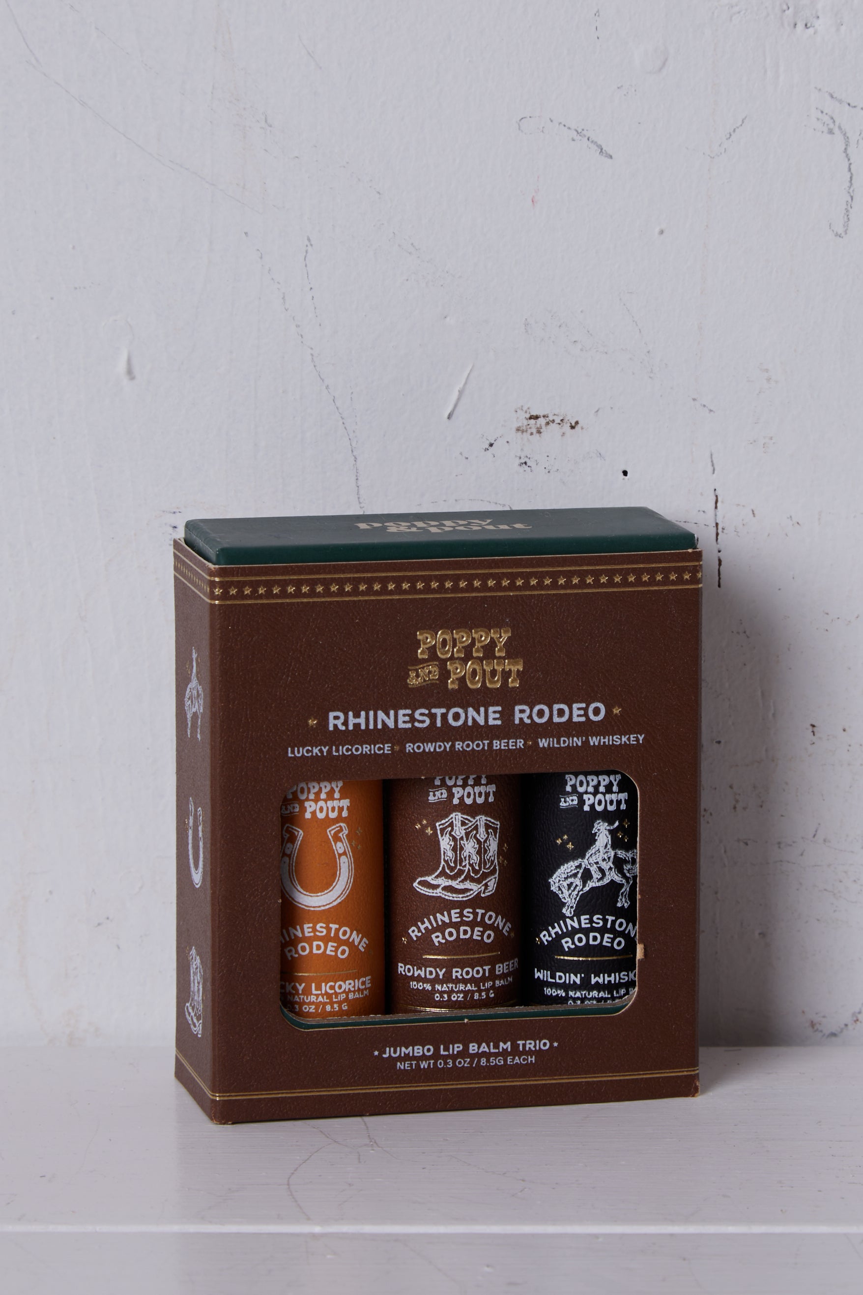RHINESTONE RODEO LIP BALM TRIO